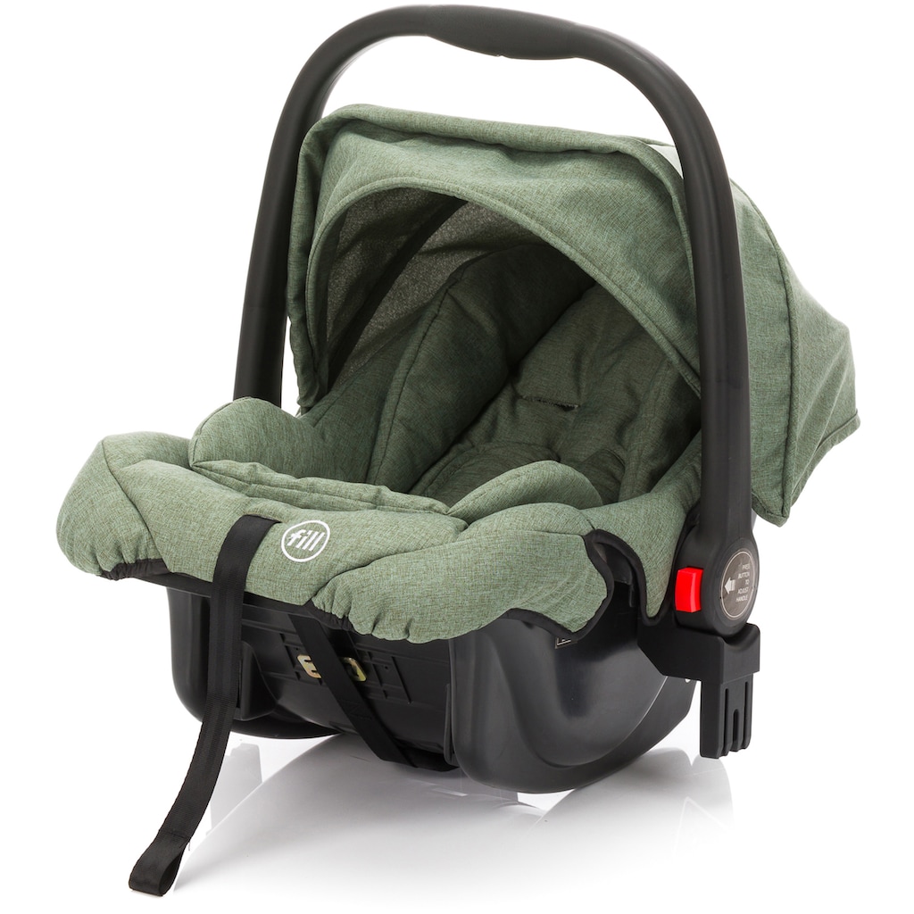 Fillikid Kombi-Kinderwagen »Panther, forest green/melange«, 22 kg