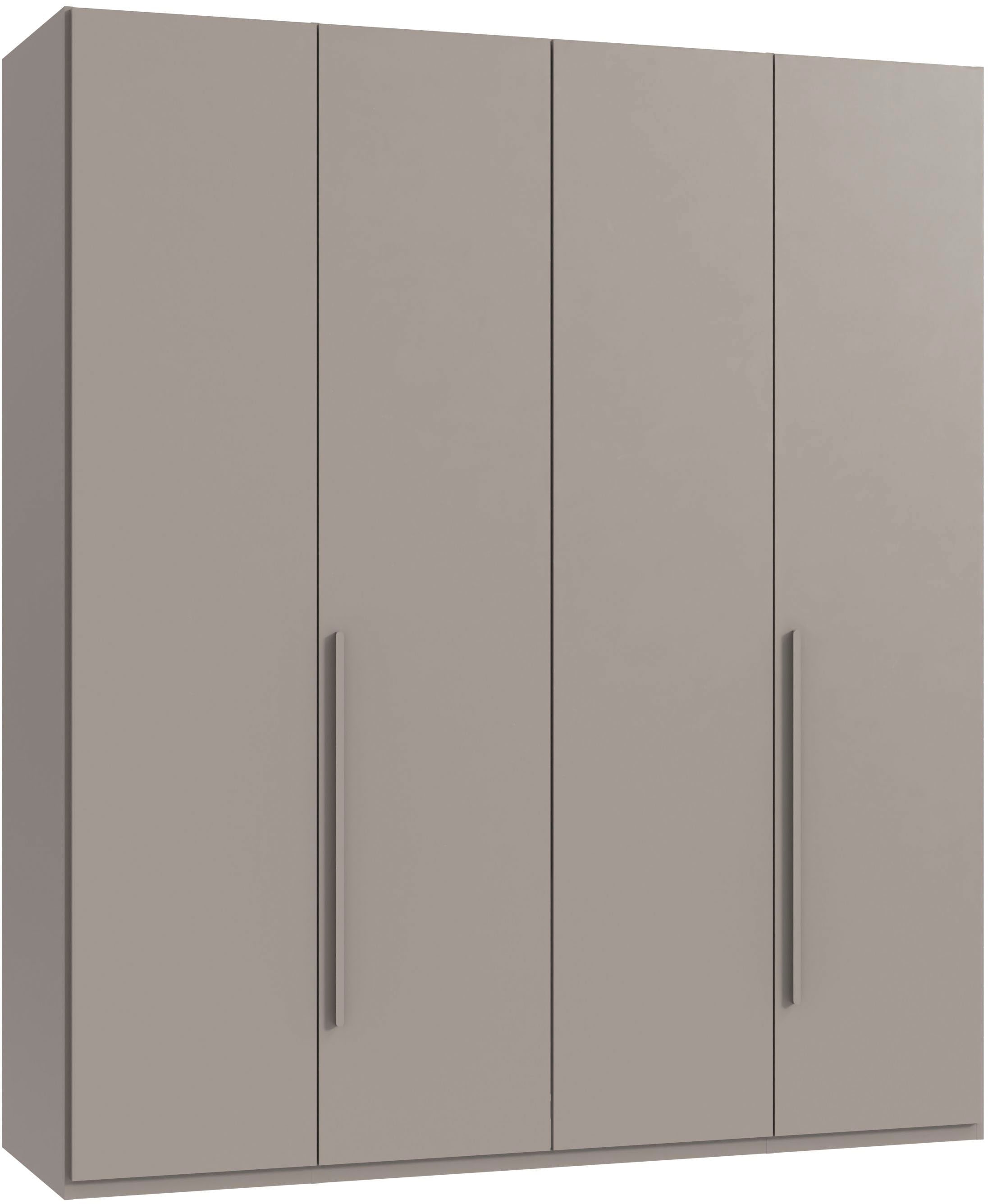 Wimex Drehtürenschrank "Kleiderschrank London, in den Breiten 180cm, 225cm oder 270cm" mit verschiedenen Griffen in goldfarben, silberfarben oder schwarz, wahlweise mit Basic- oder Premium-Ausstattung erhältlich