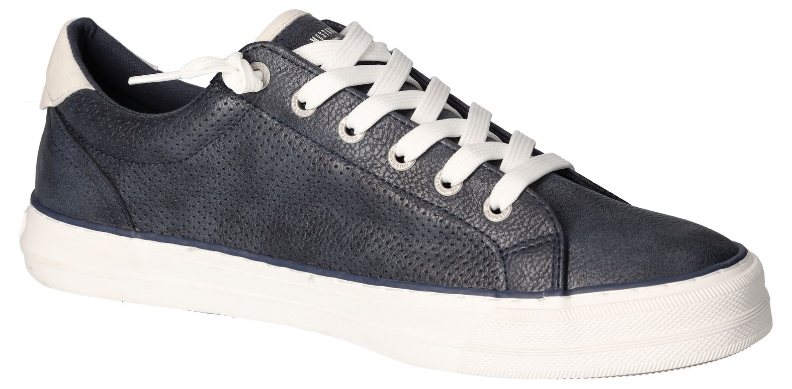 Mustang Shoes Slip-On Sneaker, mit stylischem Seitenstreifen, Freizeitschuh, Halbschuh, Schnürschuh