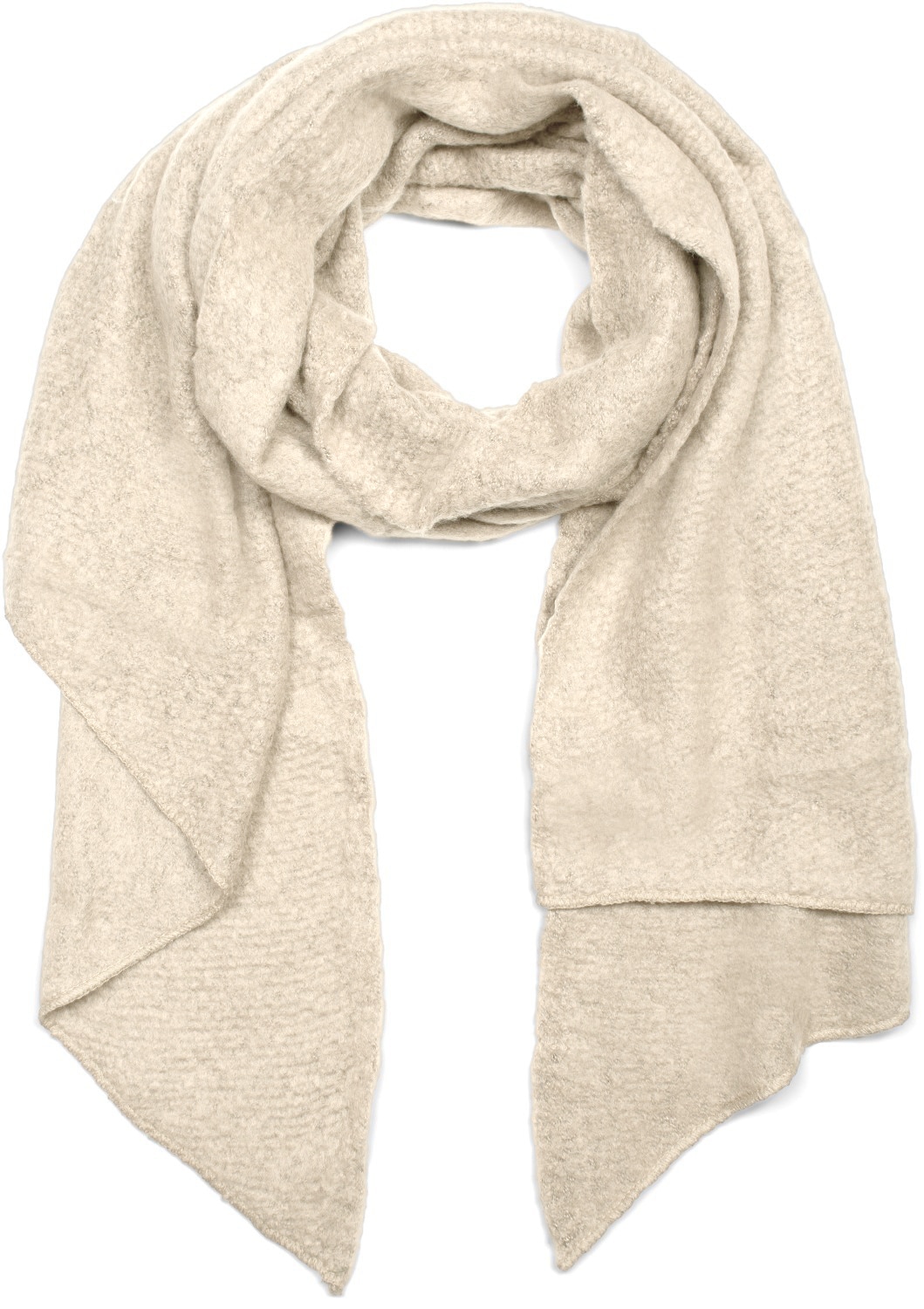 styleBREAKER XXL-Schal "Asymmetrischer unifarbener Web Schal" 1 Stk.