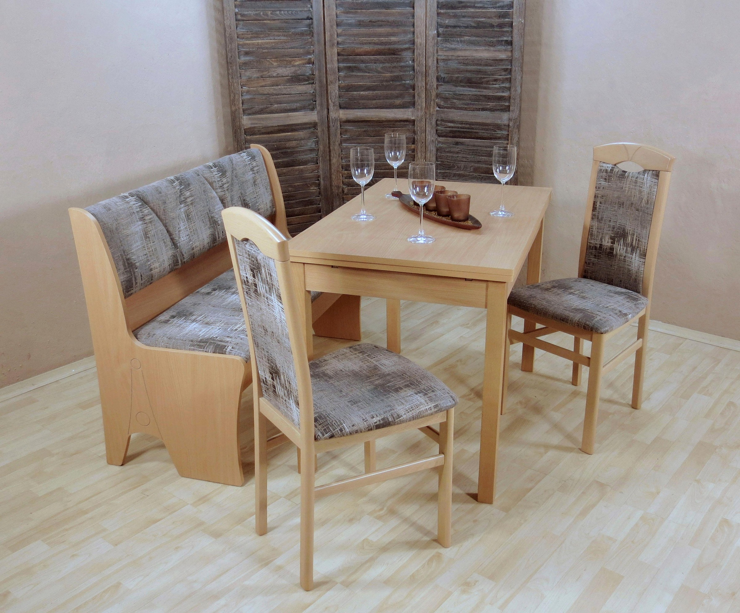 Home affaire Essgruppe "Halle", (Set, 4 tlg.), mit Truhenbank günstig online kaufen