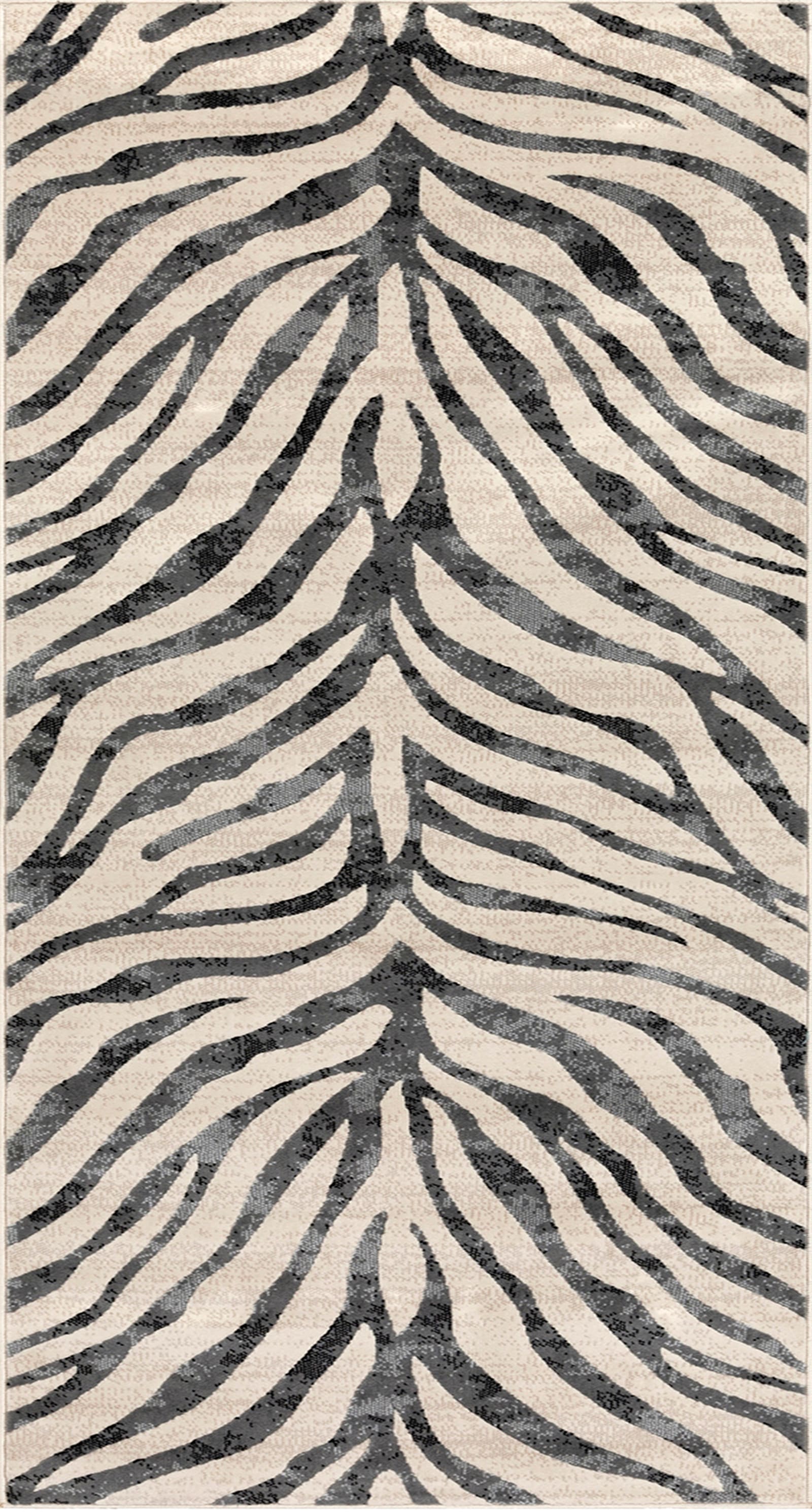 Livabliss Teppich »LUANDA«, rechteckig, 11 mm Höhe, Skandinavischer Teppich, Boho Wohnzimmerteppich/Läufer im Zebra Muster