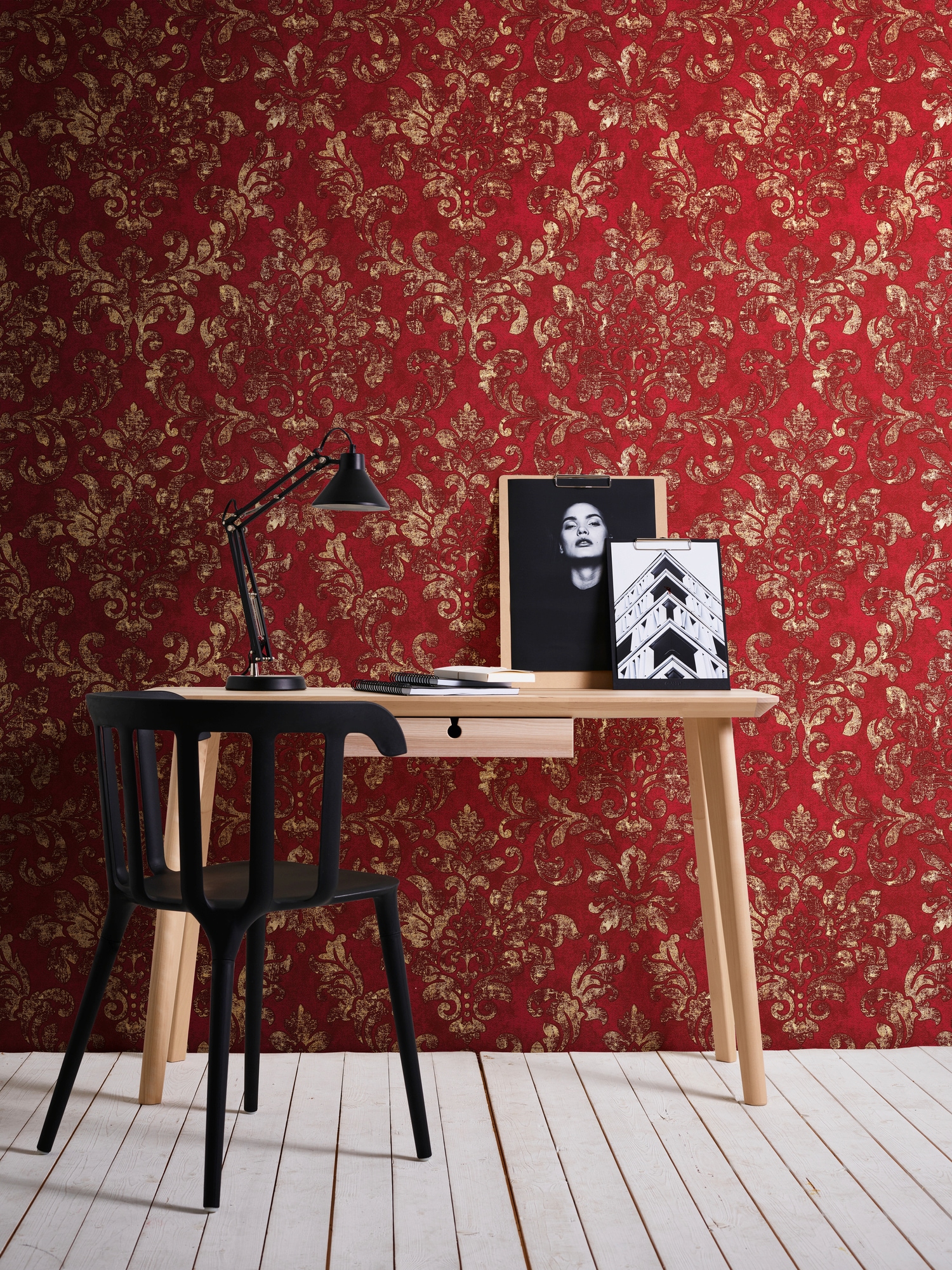A.S. Création 1100000002199 "Neue Bude 2.0 Used Glam mit Ornamenten barock" Barock gemustert ornamental leicht strukturiert Orientalischetapete Tapete Barock Tapeten Wohnzimmer Schlafzimmer Flur