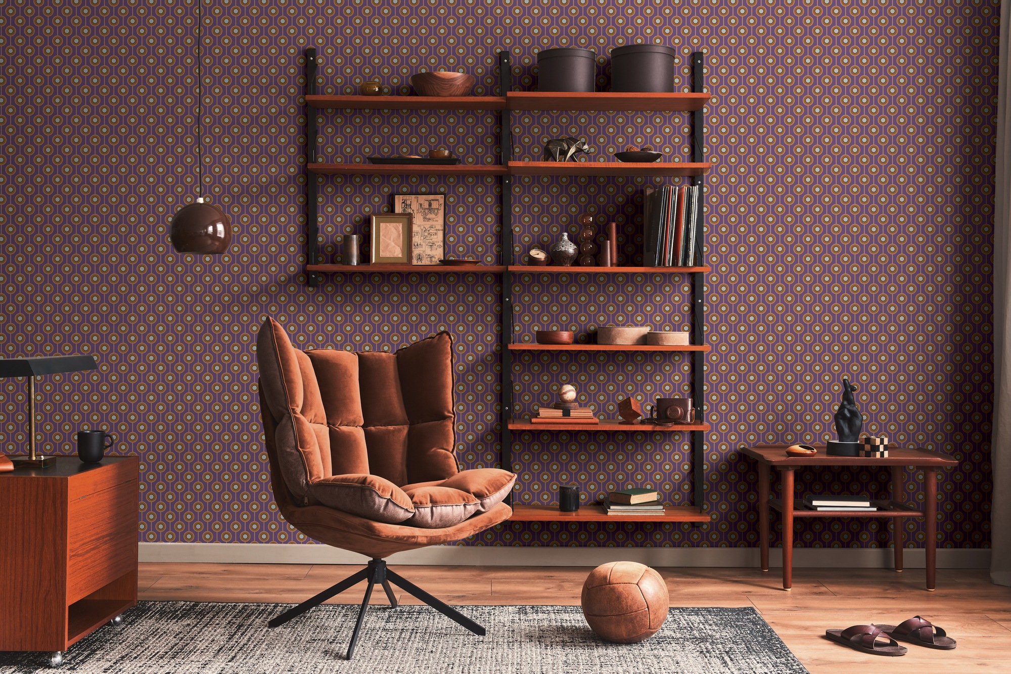 A.S. Création Vliestapete »Retro Chic Grafik-Tapete Mustertapete Retro 3D«, matt, Vintage Vliestapete für Schlafzimmer Küche Wohnzimmer Grafik Design