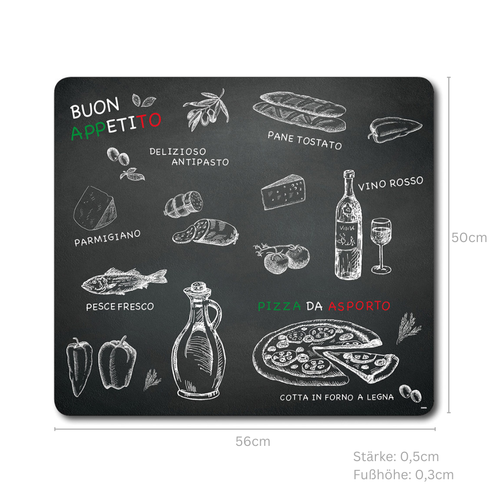 KESPER® Schneide- und Abdeckplatte »Multi-Glasschneideplatte, Ristorante, 56x50 cm« vielseitig einsetzbar