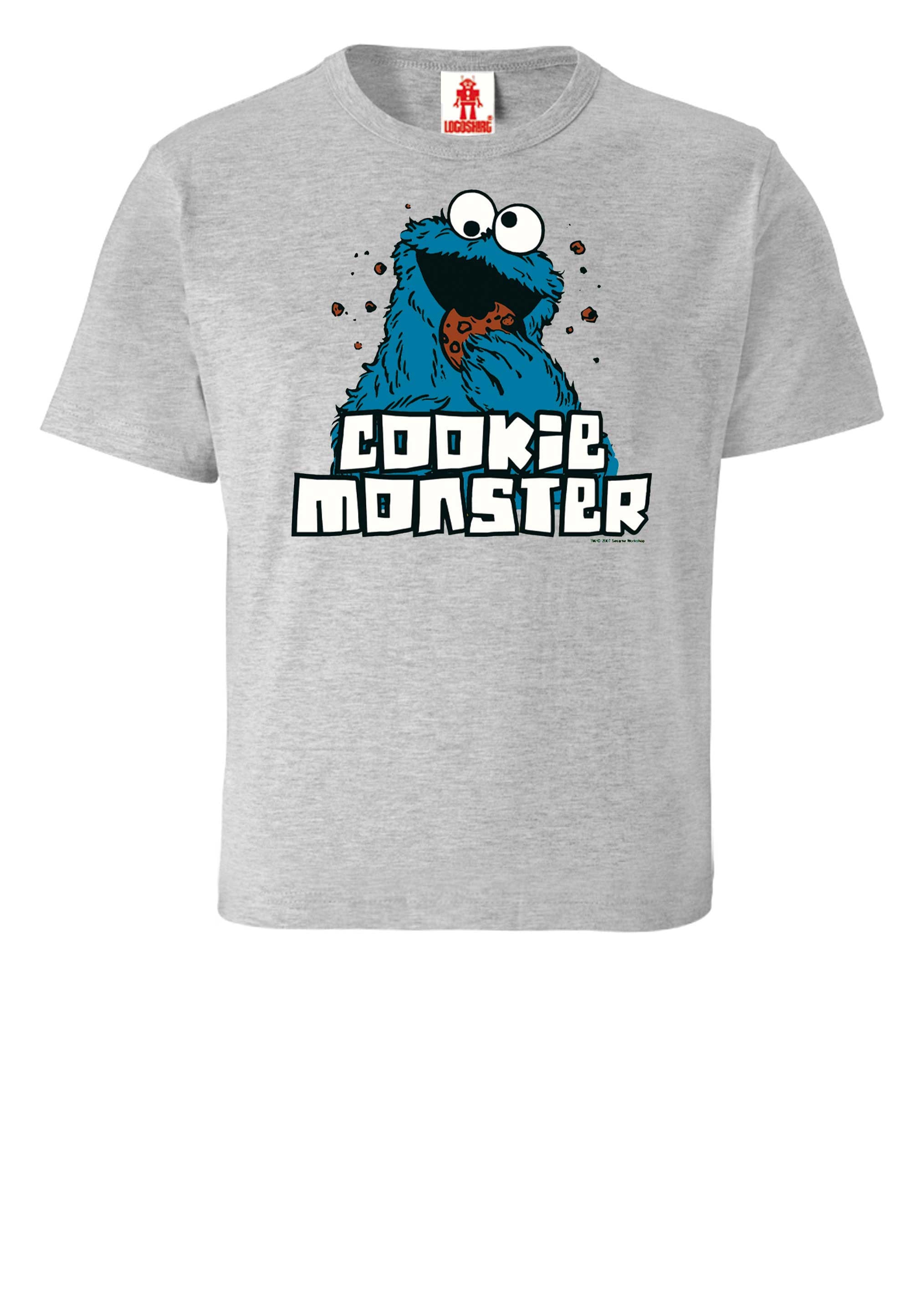 »Sesamstraße coolem LOGOSHIRT bestellen | Krümelmonster«, mit - BAUR Frontprint T-Shirt