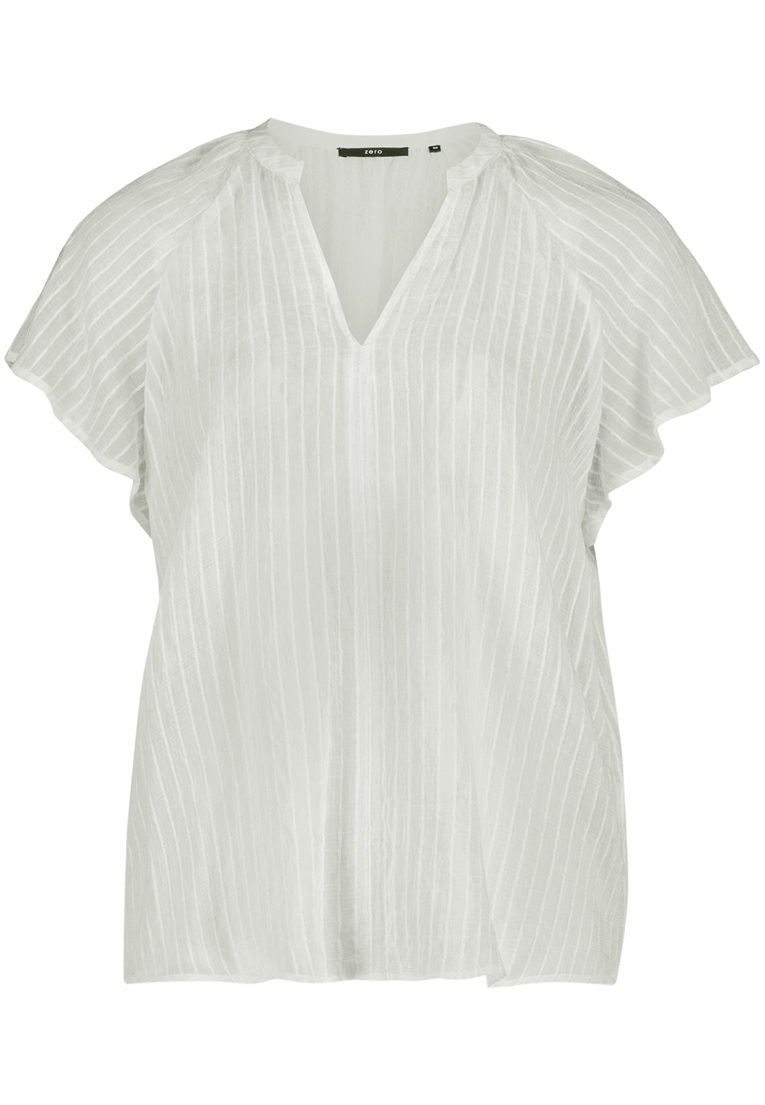 Zero Klassische Bluse »Damen mit V-Ausschnitt«