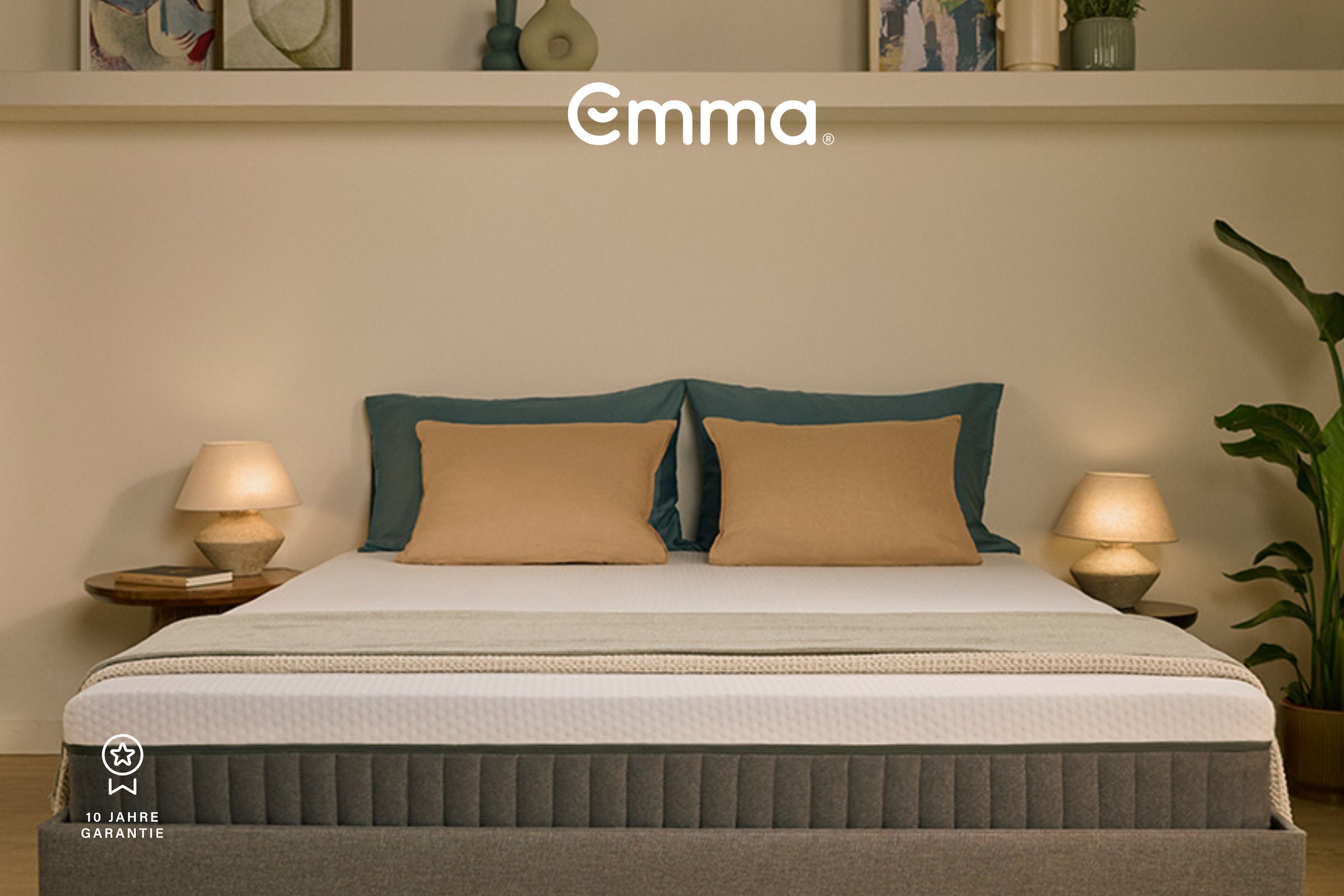Emma Hybridmatratze »NEUHEIT: Emma Original Lite Matratze« 22 cm hoch 1 Stk. tlg. 3-Zonen-Federn, Airgocell®-Schaum, atmungsaktiv, waschbar, 22 cm.