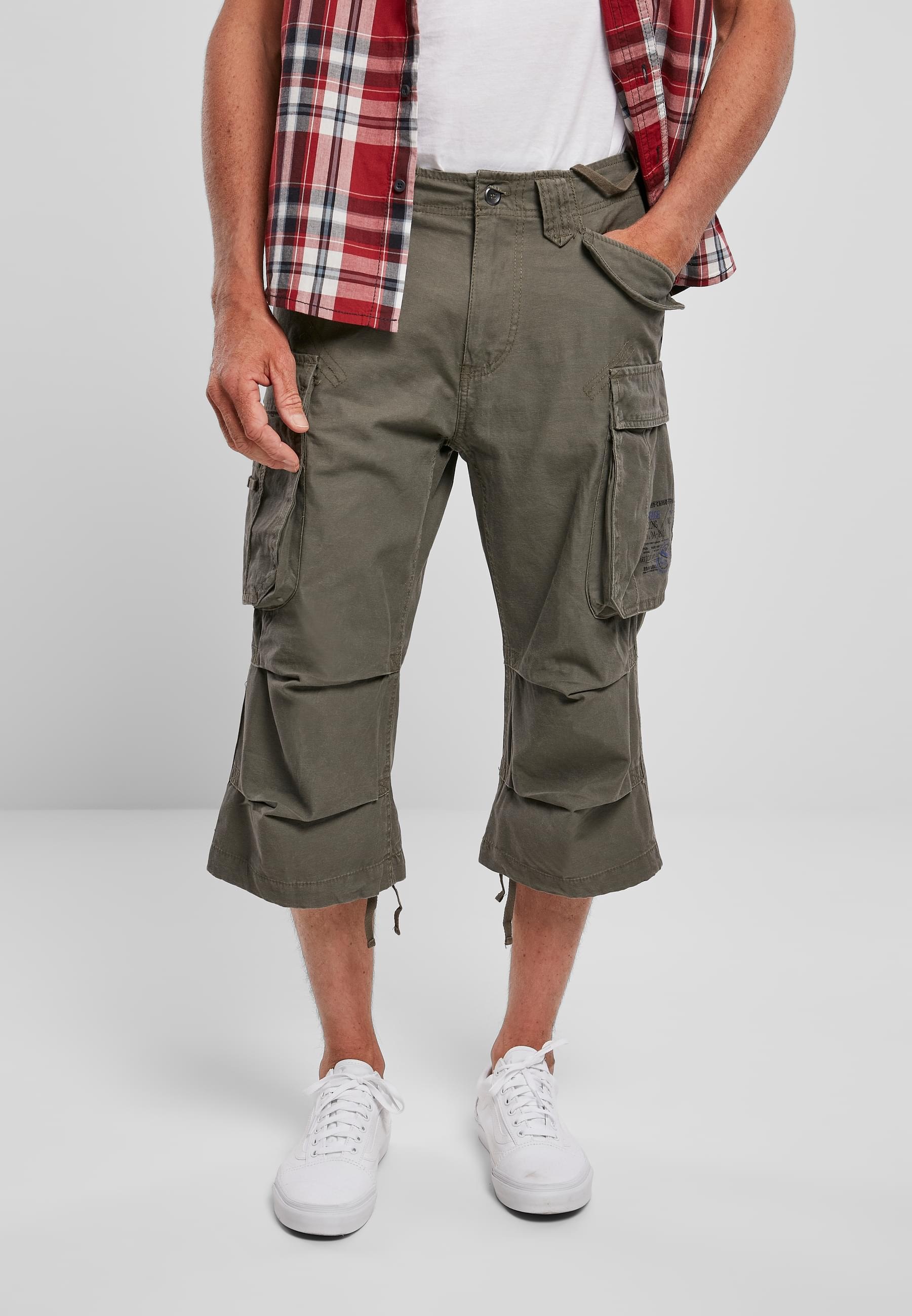 Brandit Stoffhose »Brandit Herren Industry Vintage Cargo 3/4 Shorts«, (1 tlg.)