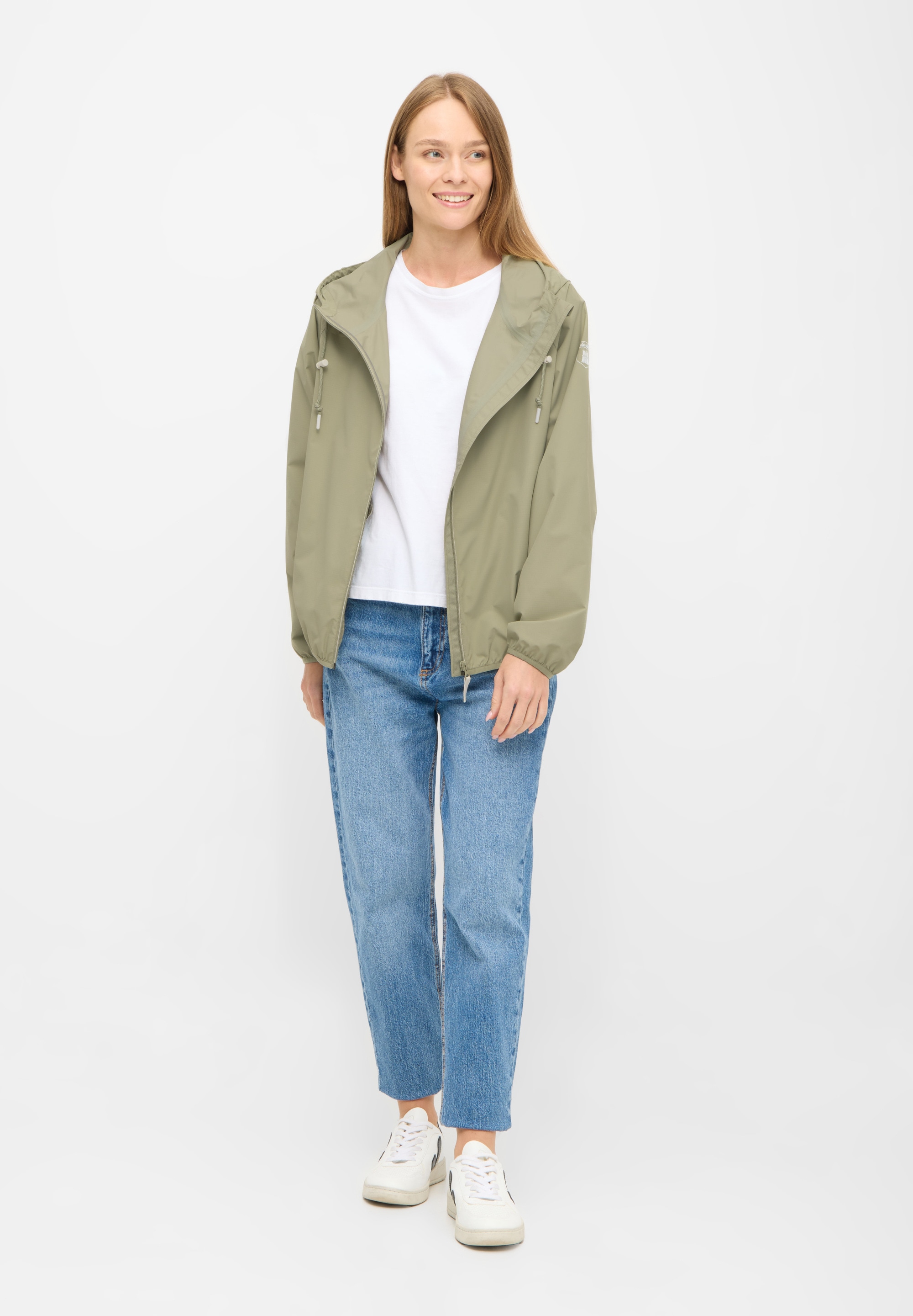 Derbe Funktionsjacke »Packby« mit Kapuze Faltbare Jacke, wasserabweisend, winndicht