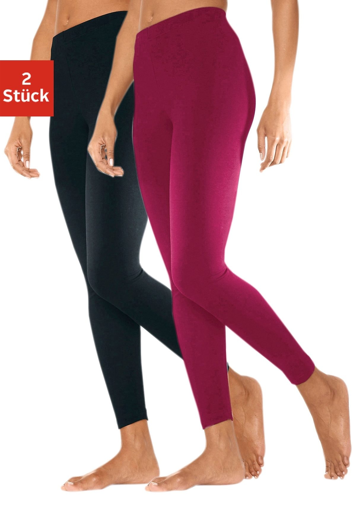 Vivance Active by Lascana Leggings mit Gummibund, Loungewear