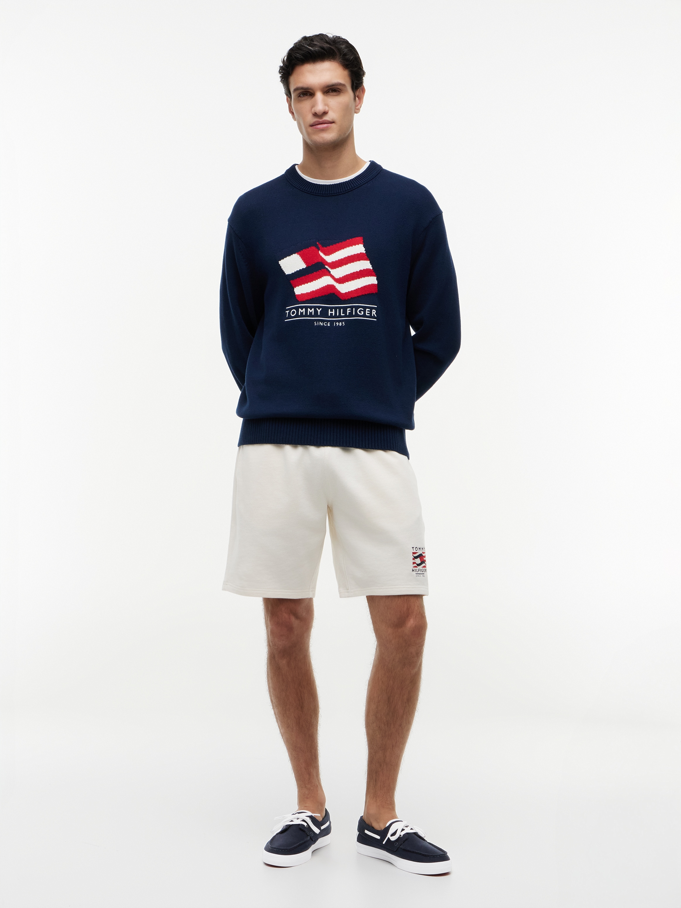 Tommy Hilfiger Bootsschuh »TH BOAT VULC SNEAKER CANVAS«  Schnürschuh, Halbschuh mit Kontrastbesätzen und Durchzügen