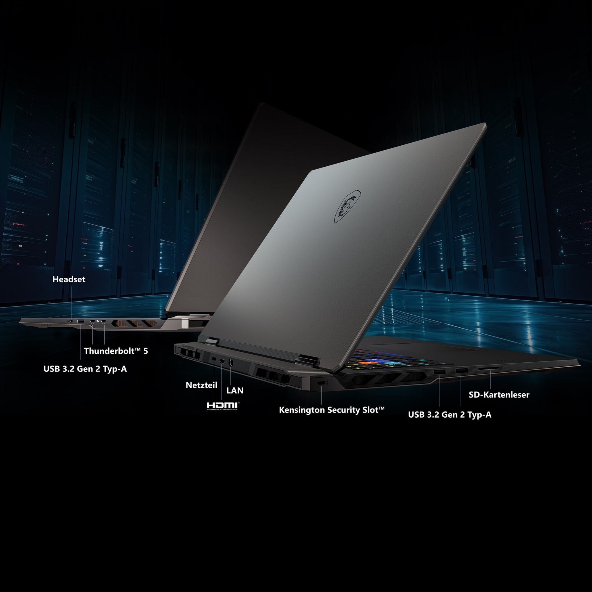 MSI Gaming-Notebook »Vector 18 HX AI A2XWJG-657« 45,8 cm / 18 ″ Intel Core Ultra 9 GeForce RTX 5090 2.000 GB SSD