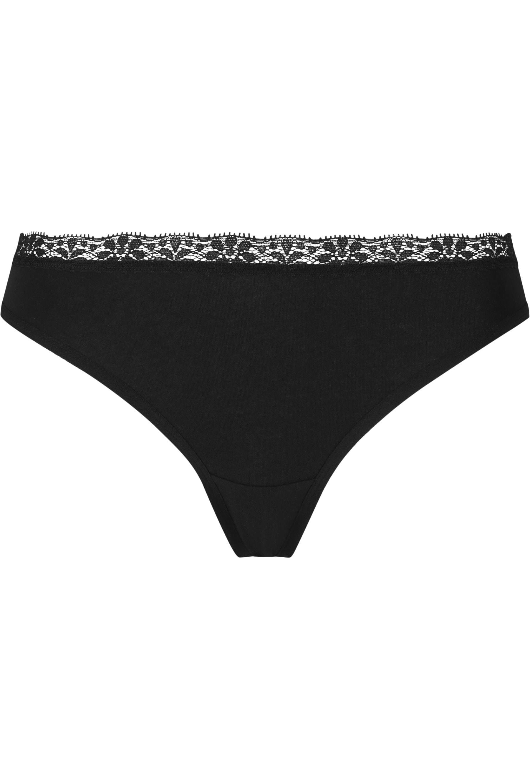 URBAN CLASSICS Panty »Urban Classics Ladies Basic Cotton Tanga Lace 5-Pack«
