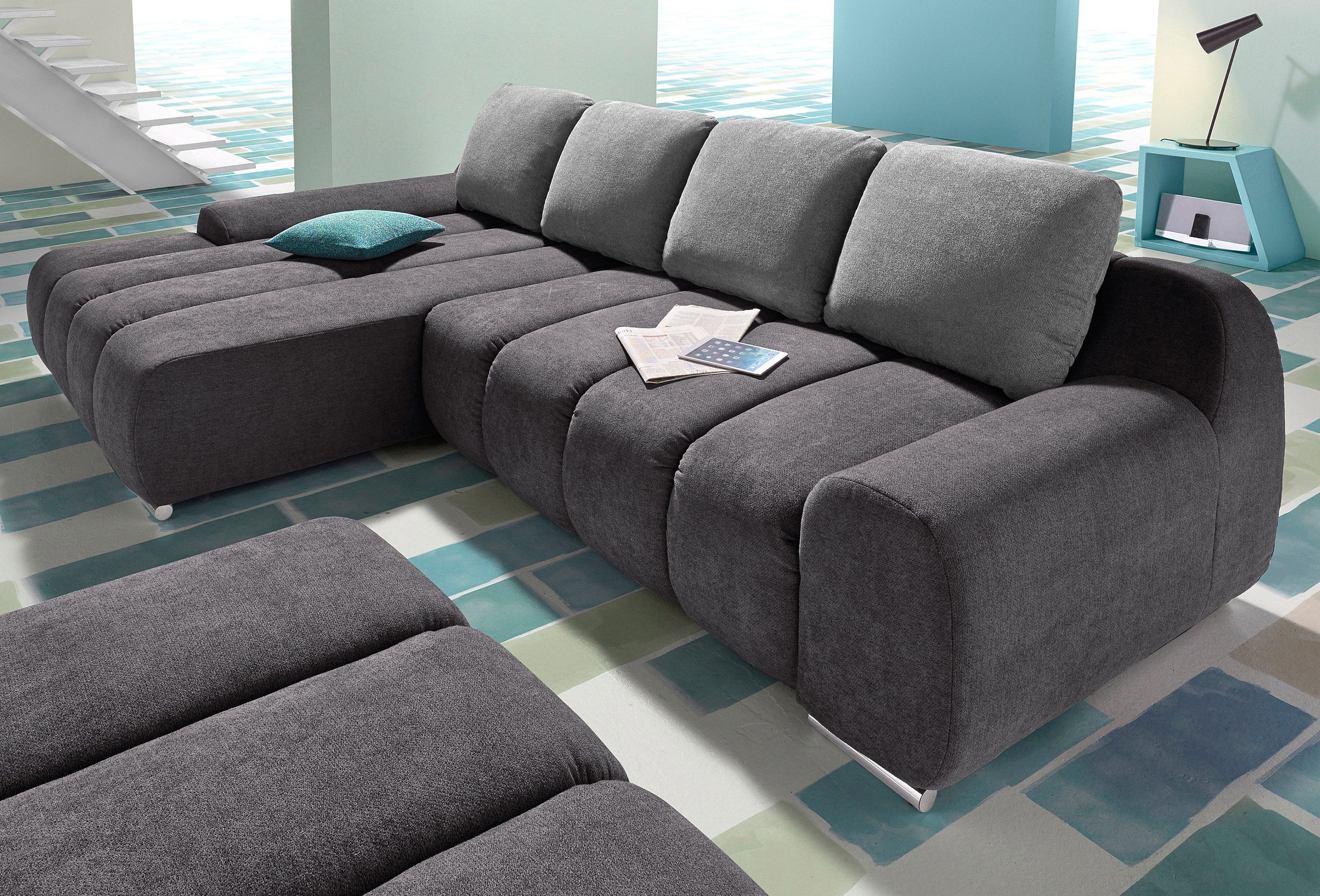 INOSIGN Ecksofa »Bono L-Form«, wahlweise mit Bettfunktion
