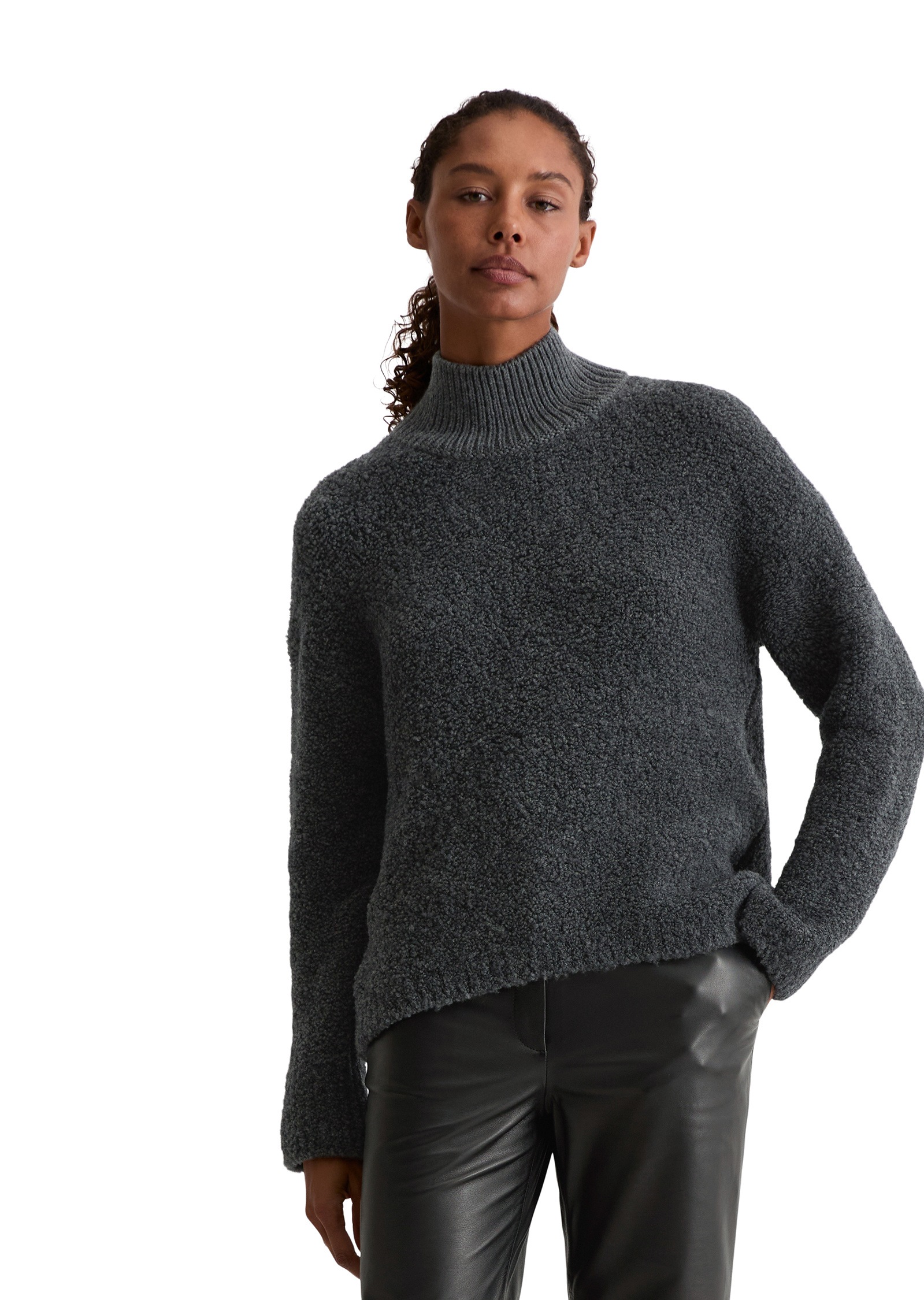 Marc OPolo Stehkragenpullover "aus Schurwolle-Alpakawolle-Mix" günstig online kaufen