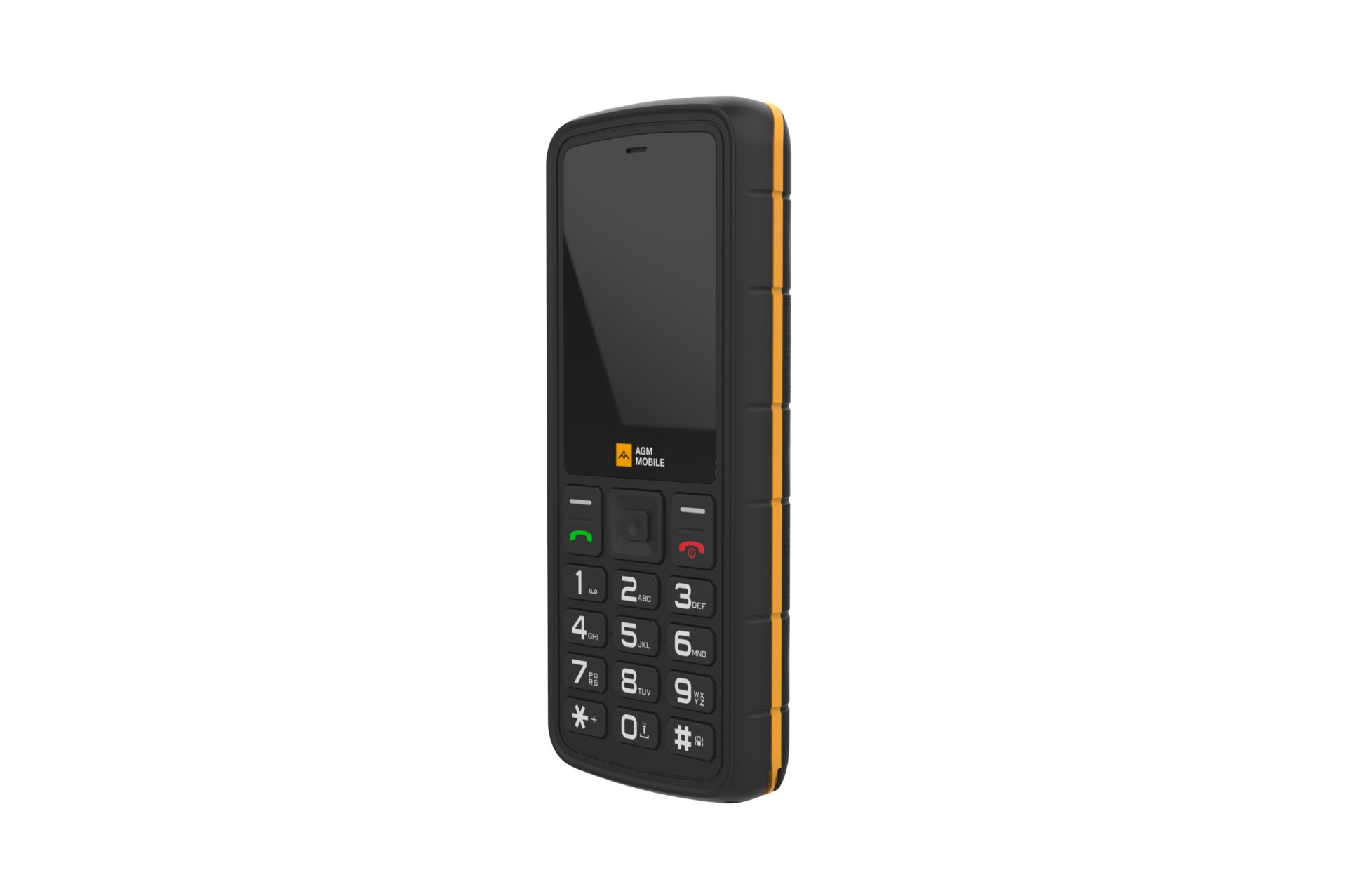 Handy »M9 (4G)«, Schwarz, 6,1 cm/2,4 Zoll, 2 MP Kamera, robust, ergonomisch, Schnellwahl, Dual SIM, IP68, IP69K, MIL-STD 810H