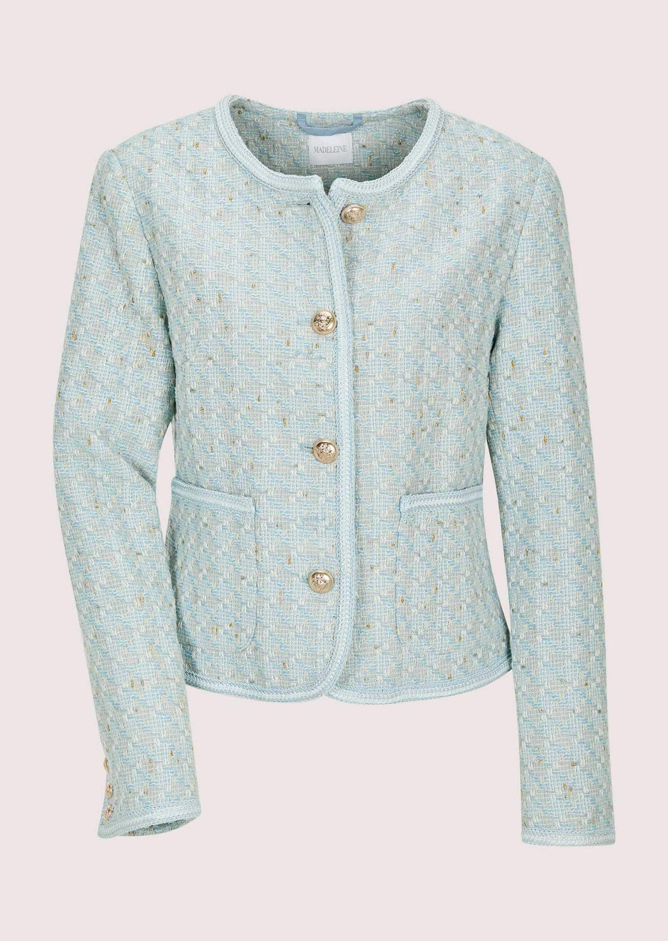 MADELEINE Jackenblazer "Blazer Eleganter Tweed-Blazer mit Glanzgarn" Tweed- günstig online kaufen