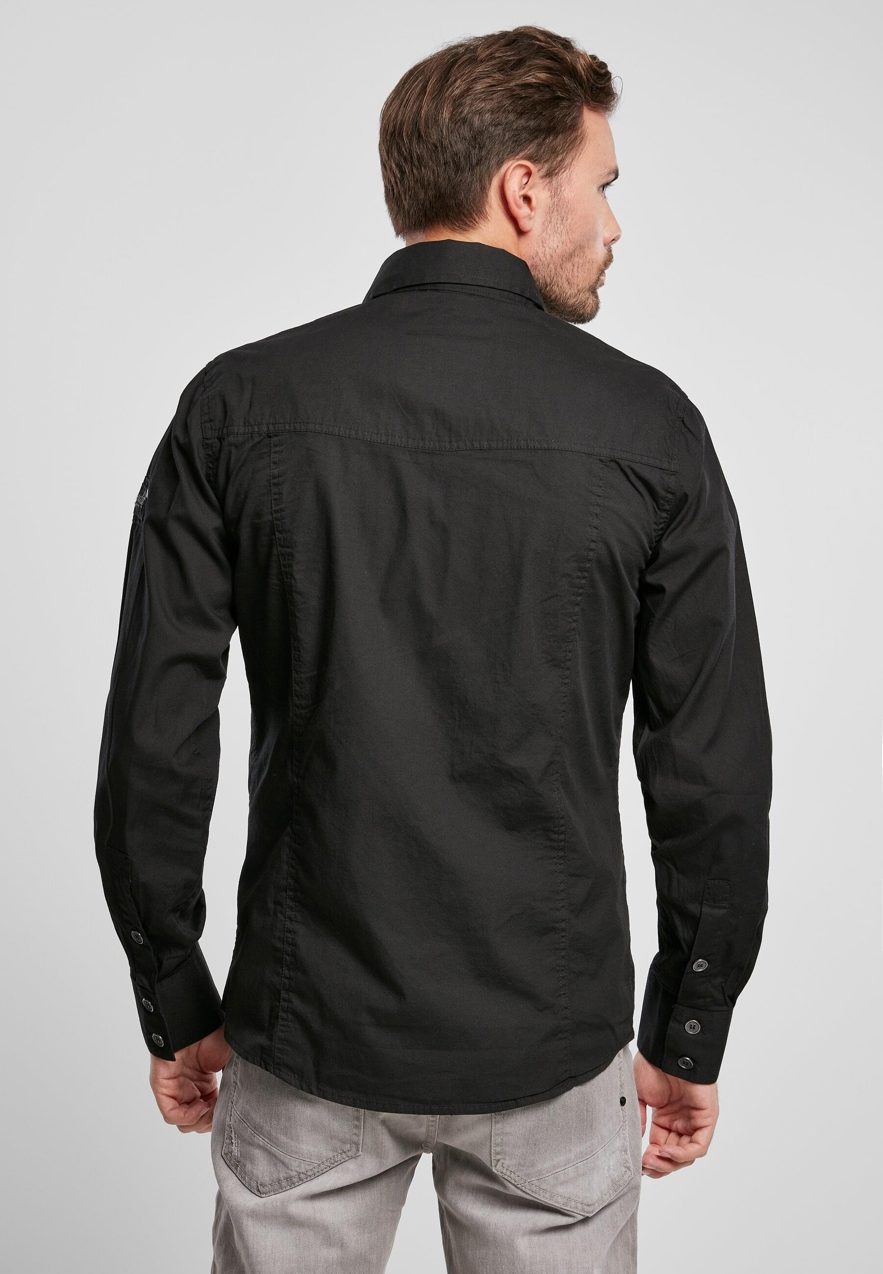 Brandit Langarmhemd »Brandit Herren Slim Worker Shirt«, (1 tlg.)