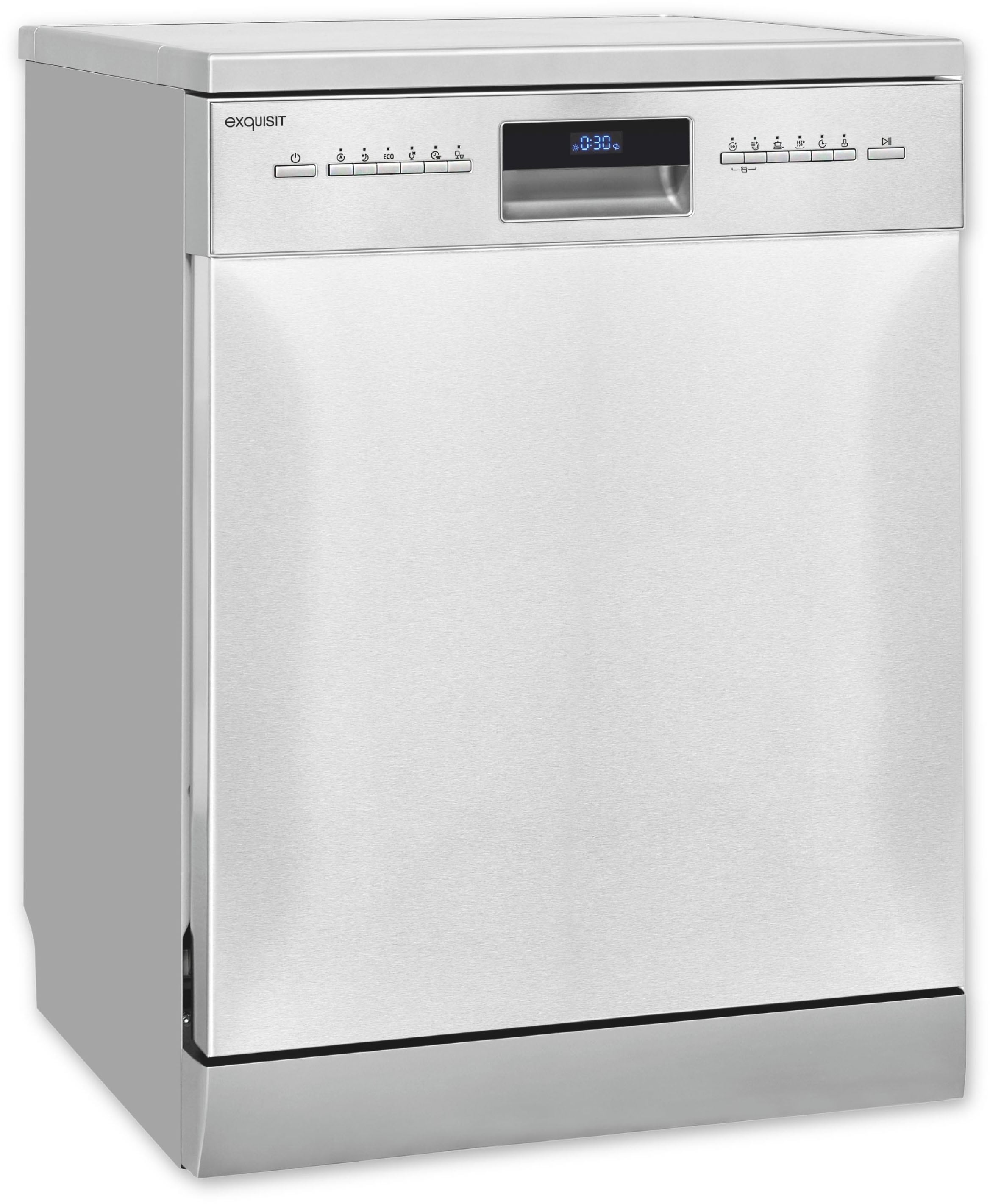 exquisit Standgeschirrspüler "GSP9614-030B" 14 Maßgedecke AquaStop-Vollwass günstig online kaufen