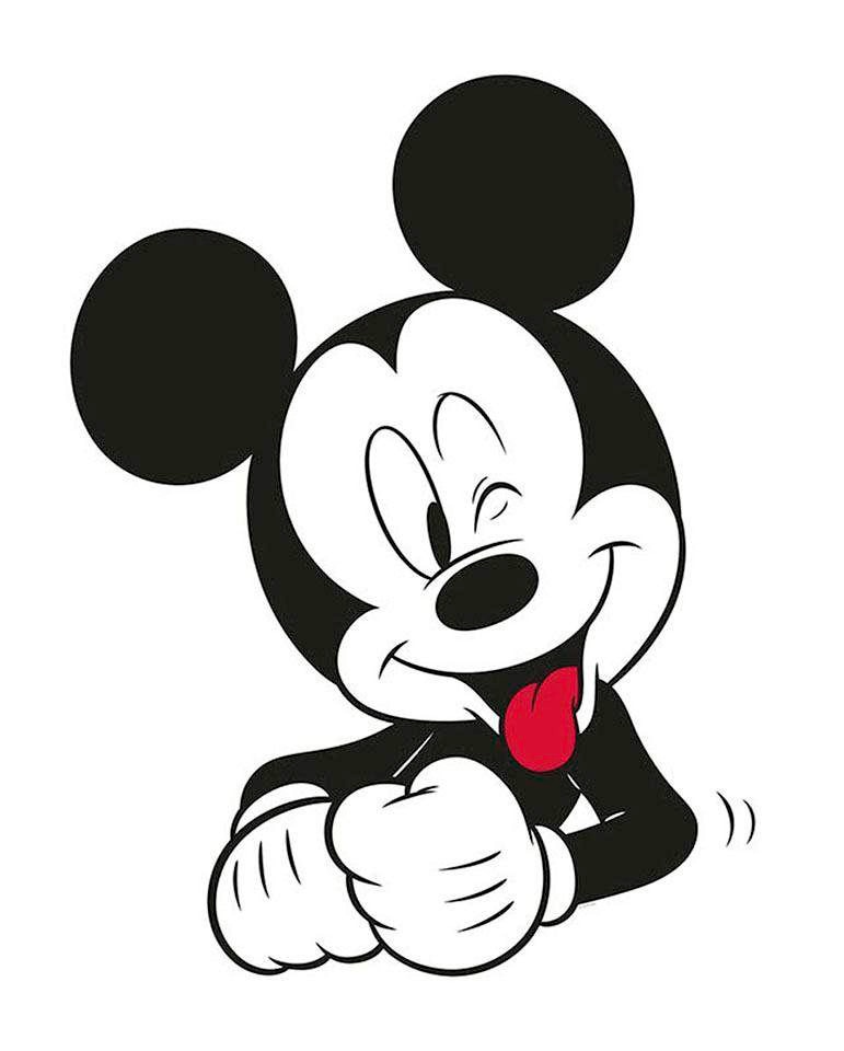 Komar Bild "Mickey Mouse Funny" Disney 1 Stk. tlg. Wandbild zur Dekoration im Kinderzimmer - ohne Rahmen