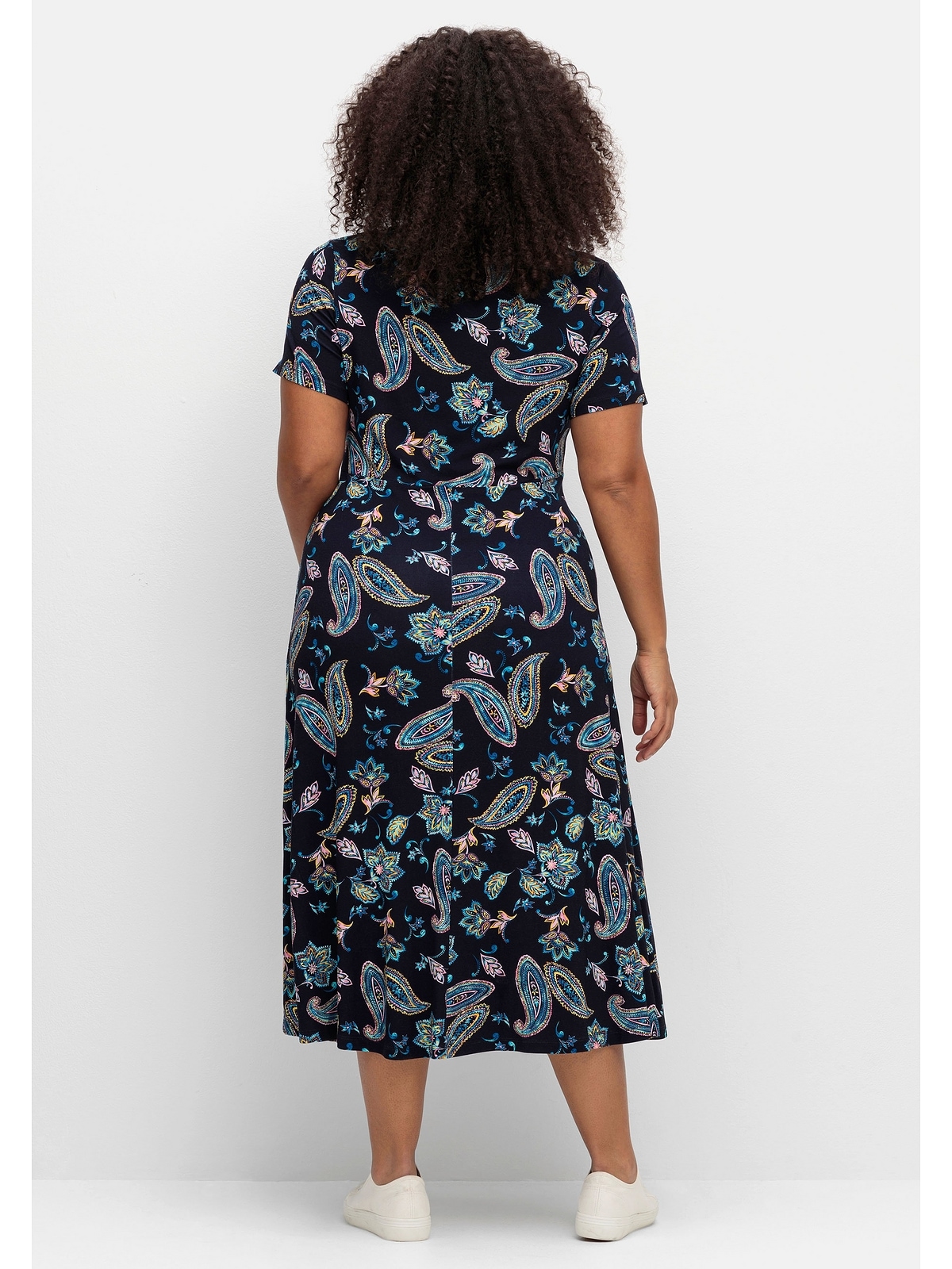 sheego by Joe Browns Jerseykleid »Große Größen«, in Midilänge, mit Blumendruck