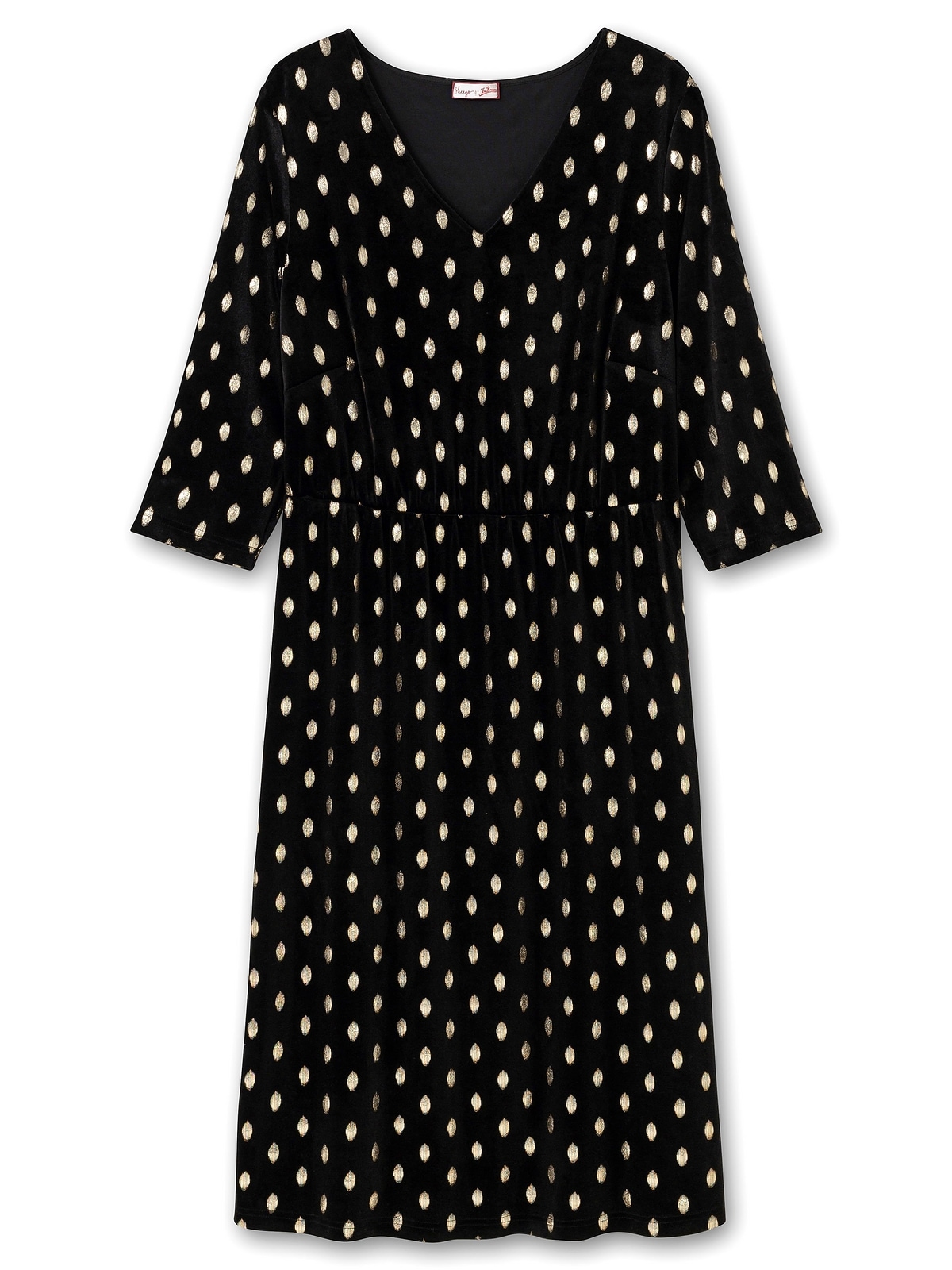 sheego by Joe Browns Partykleid »Große Größen«, in weicher Samtoptik, mit  Glitterdruck kaufen | BAUR