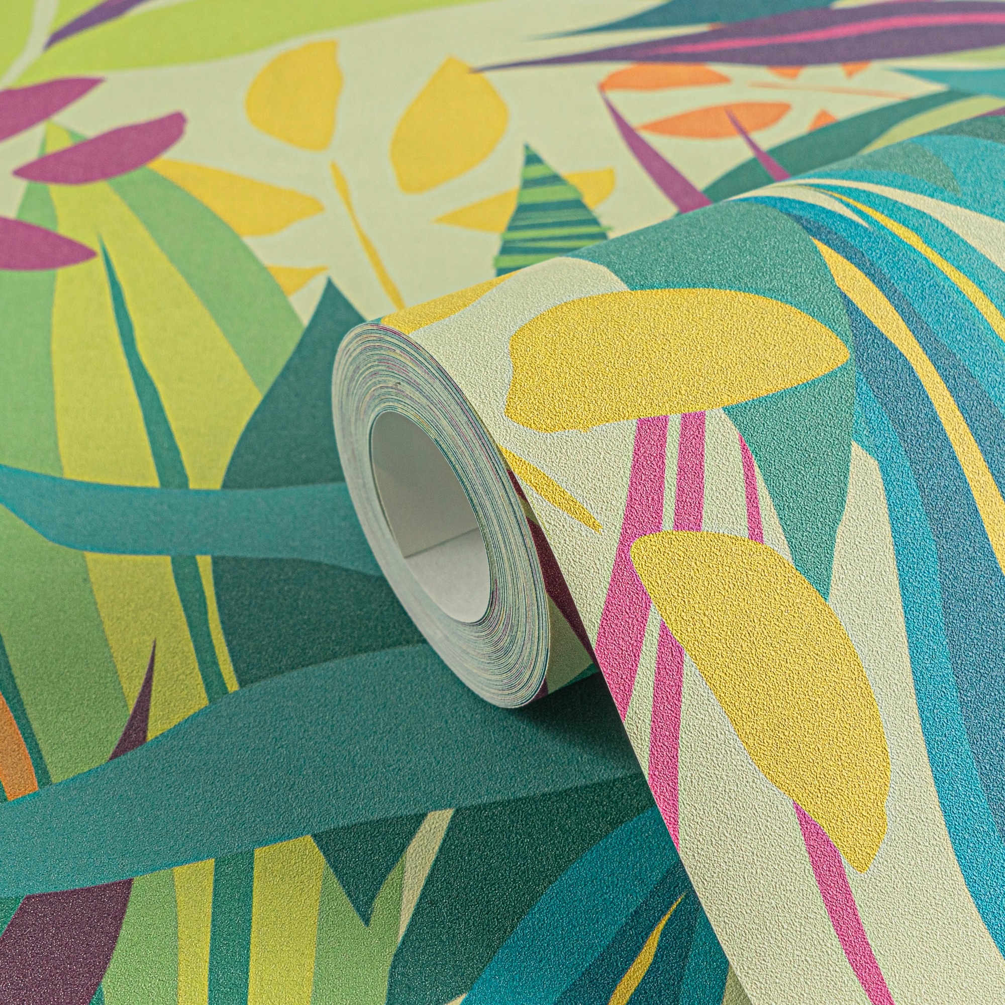 Thumbnail - living walls Vliestapete "Karierte Tapete Wasserfarben Bunt & kreativ Vlies" matt glatt