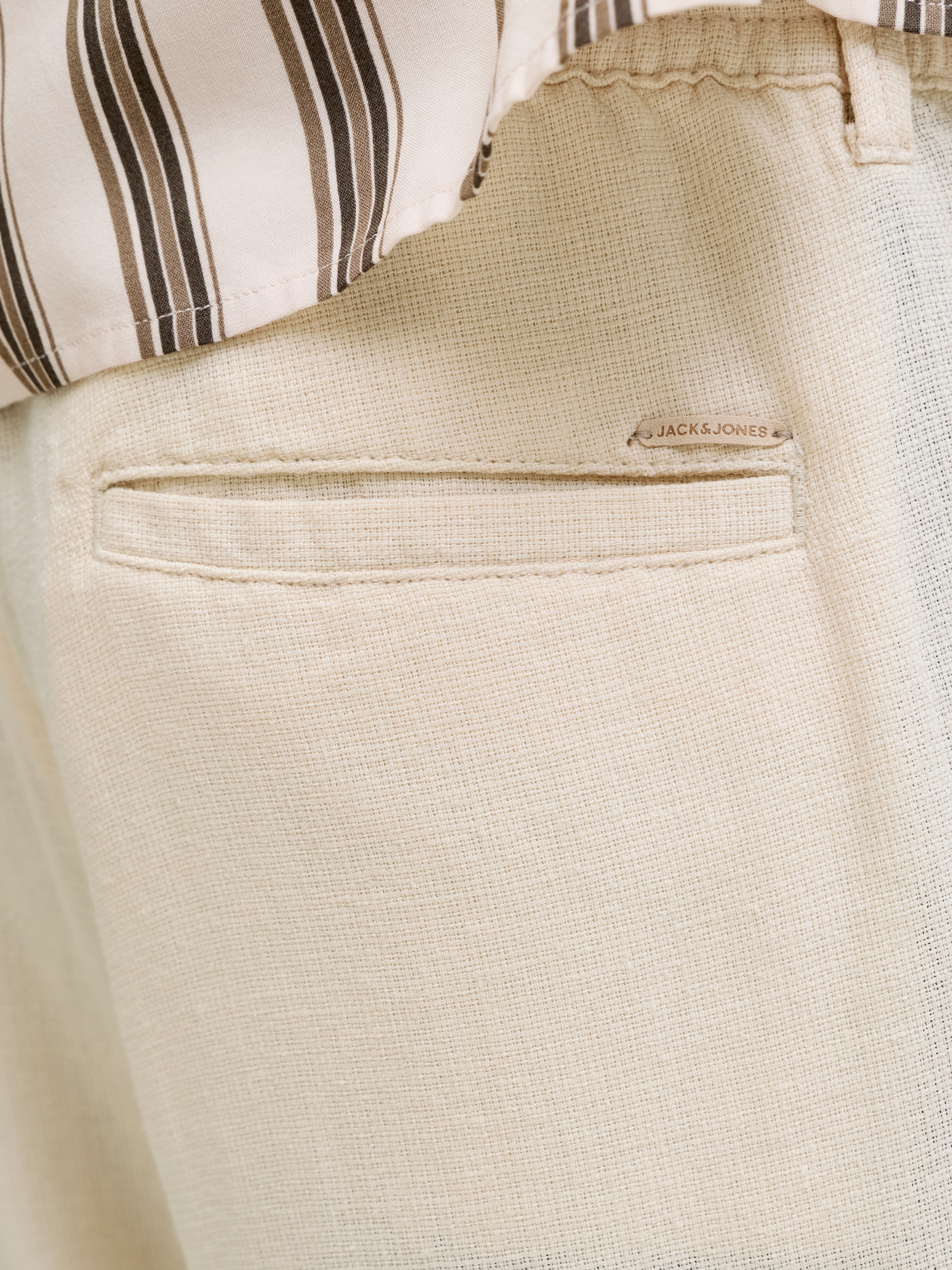 Jack & Jones Chinoshorts »JPSTACE MYKONOS LINEN BLEND SHORTS SRT«