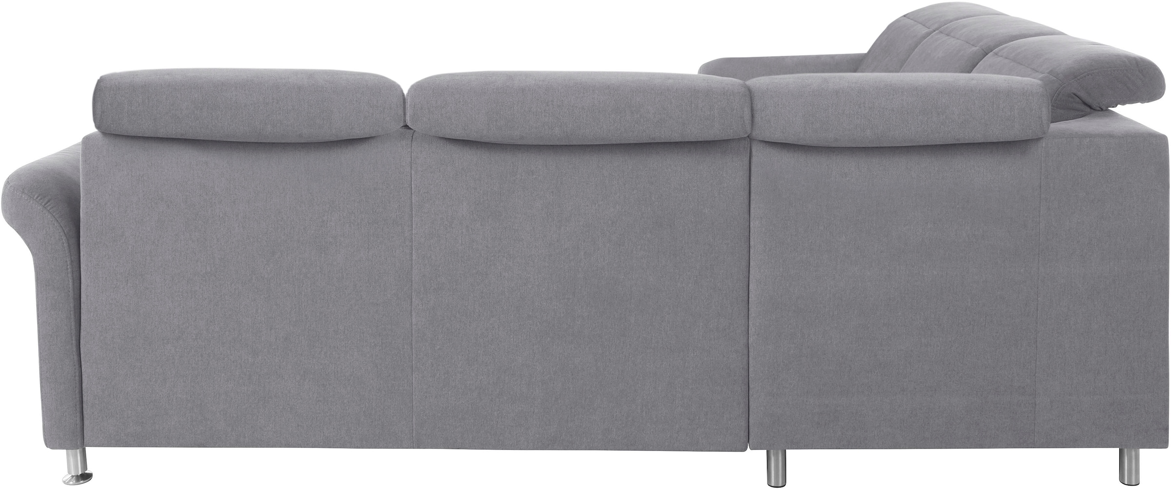 sit&more Ecksofa »Darwin L-Form«, inklusive Federkern, wahlweise mit Kopfteilverstellung, Bettfunktion