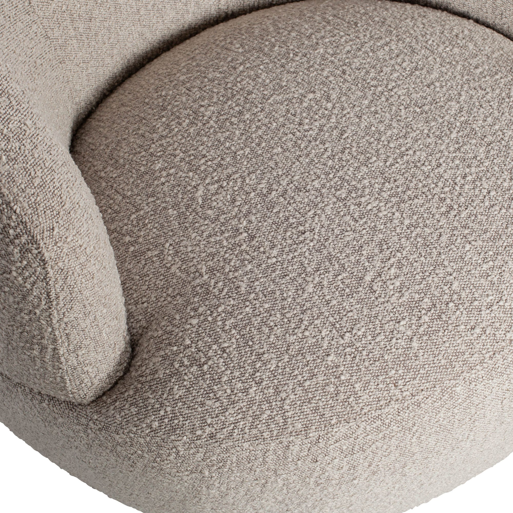 WOOOD Drehstuhl »Woolly«, runde Form, in jede Richtung drehbar, Breite 84 cm