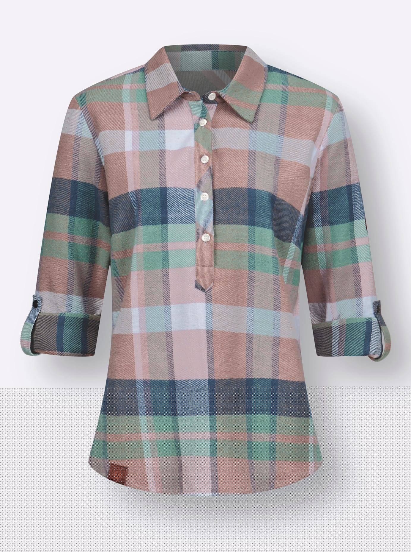 Thumbnail - Casual Looks Flanellbluse