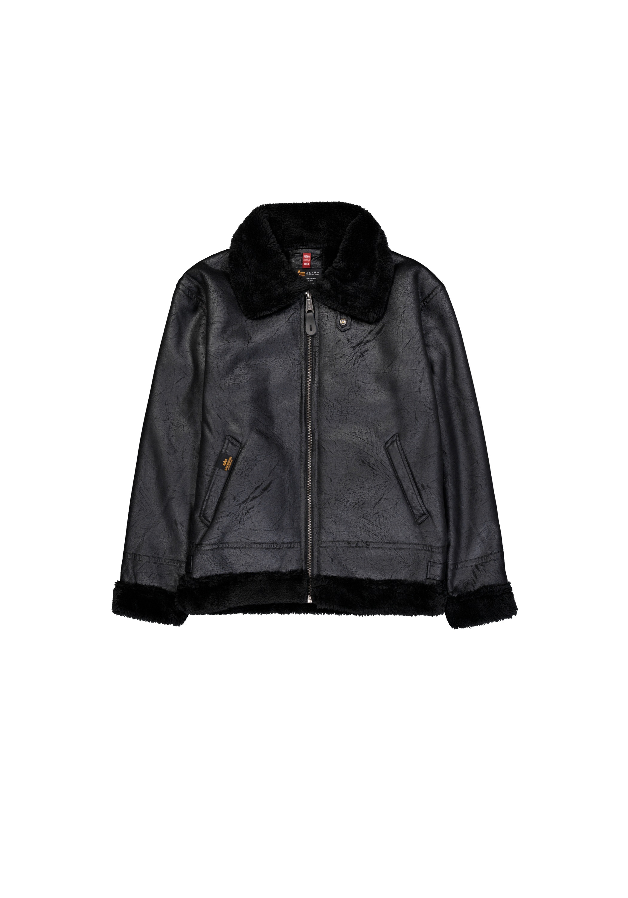 Alpha Industries Lederjacke "B-3 Faux Leather" günstig online kaufen