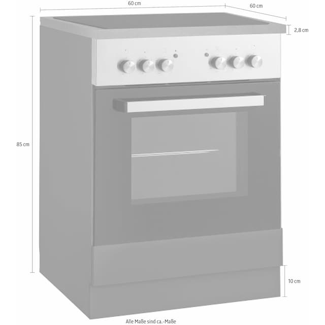 wiho Küchen Herdumbauschrank »Cali«, 60 cm breit bestellen | BAUR