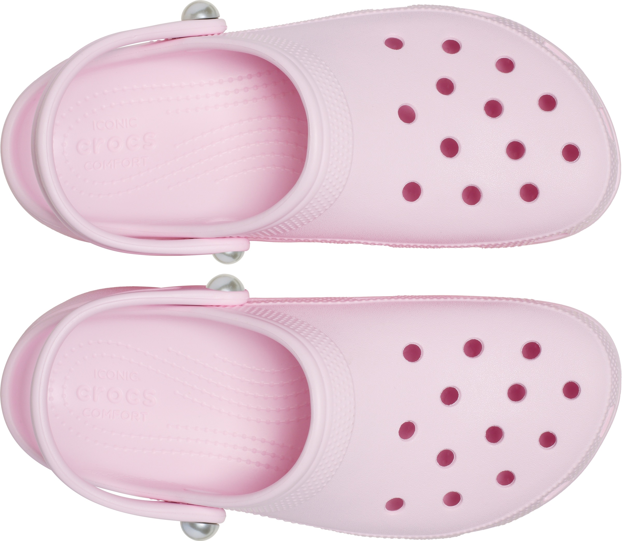 Crocs Clog »Classic Platform Pearl Clog«, Plateaschuh, Sandale mit Zierperlen