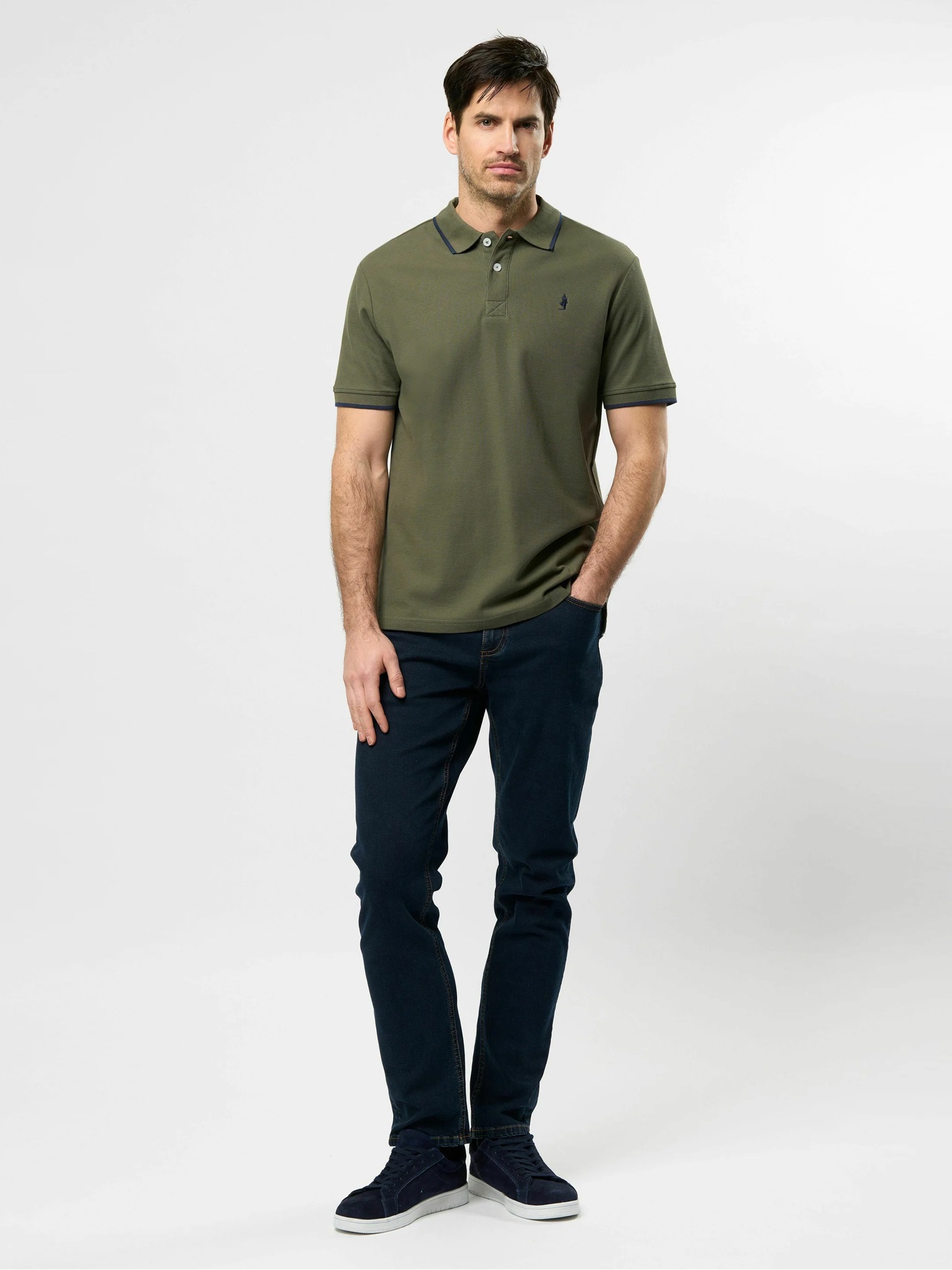 MCS Kurzarmhemd »MCS Polo shirt River«