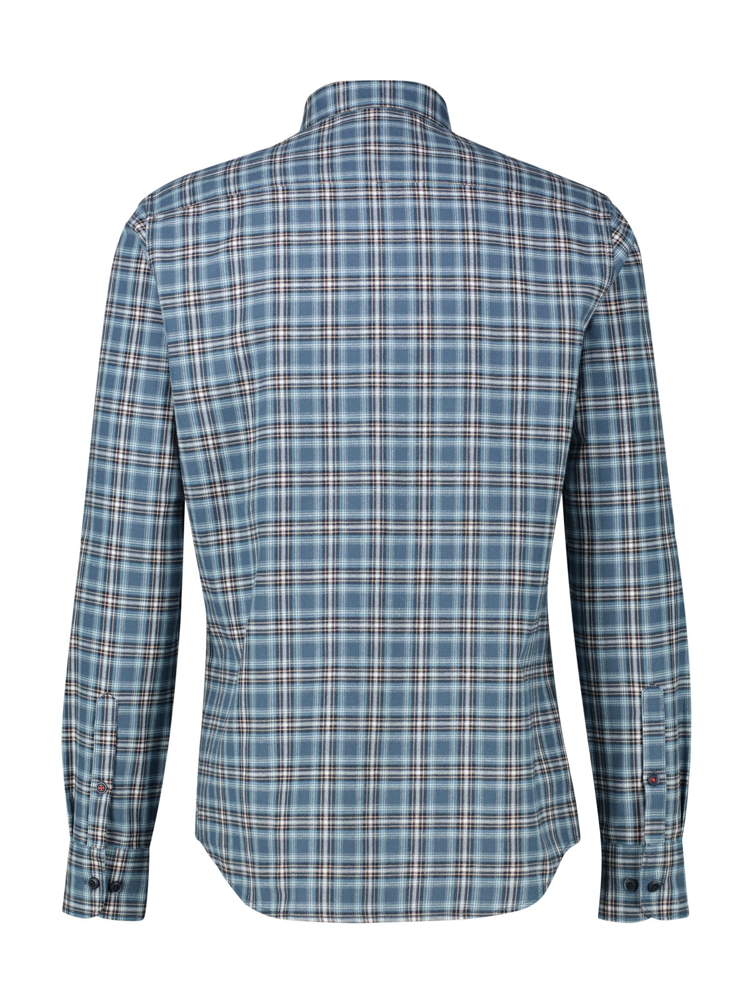 LERROS Karohemd, langarm, mit Button-Down-Kragen