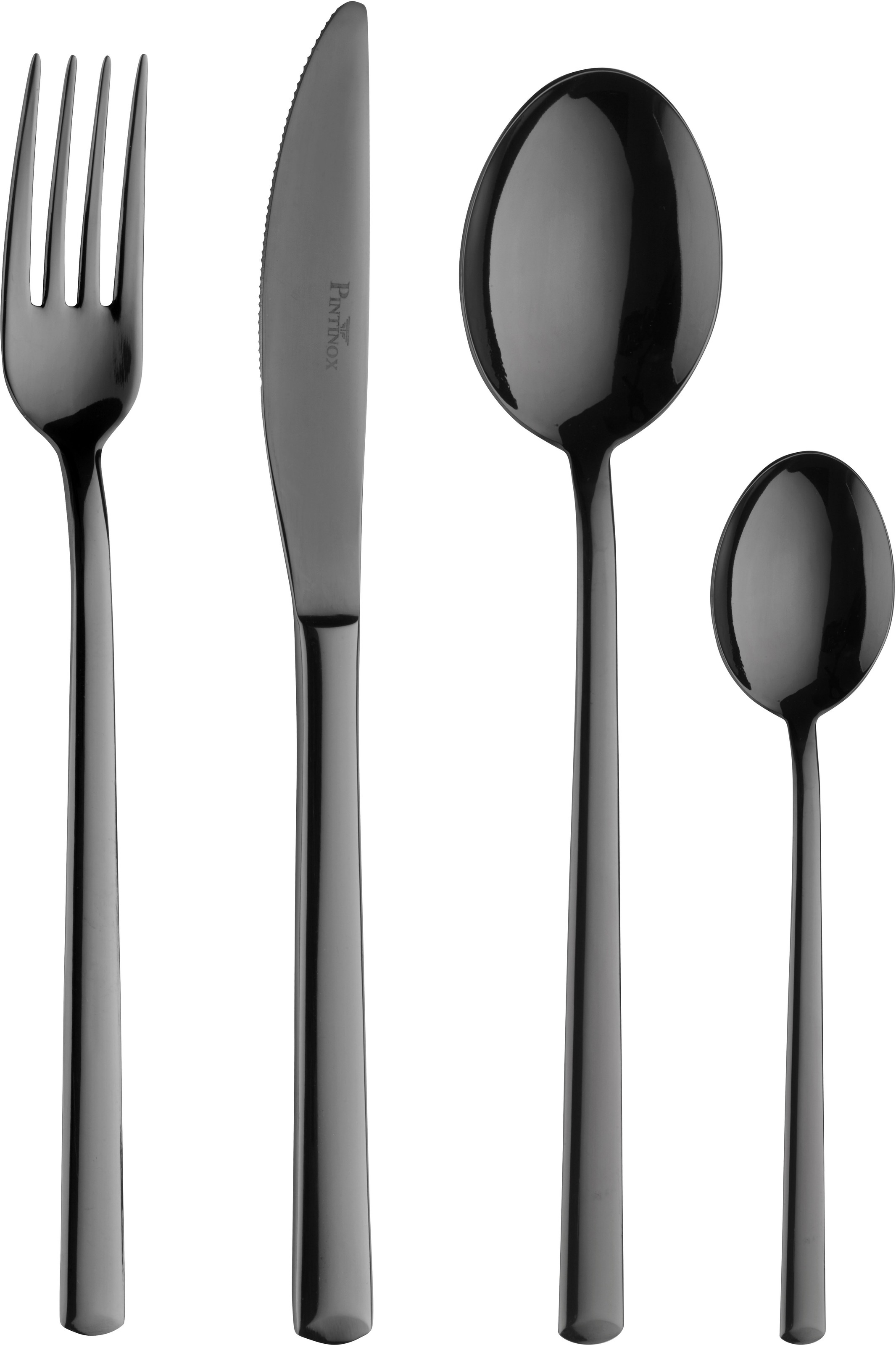 PINTINOX Besteck-Set "Synthesis Treasure" Optik Titan PVD Beschichtung