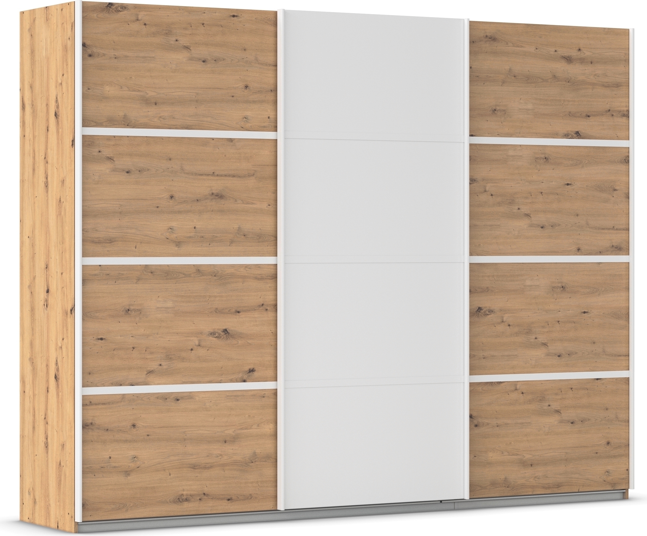 OTTO home Kleiderschrank "Mehrzweckschrank Aktenschrank Möbel Mietswohnung Schlafzimmer AVOLA" 3 verschiedene Ausstattungen BASIC/CLASSIC/PREMIUM (inkl. SOFT-CLOSE), mit eleganten Zierleisten in Chrom, Schwarz oder Weiß MADE IN GERMANY