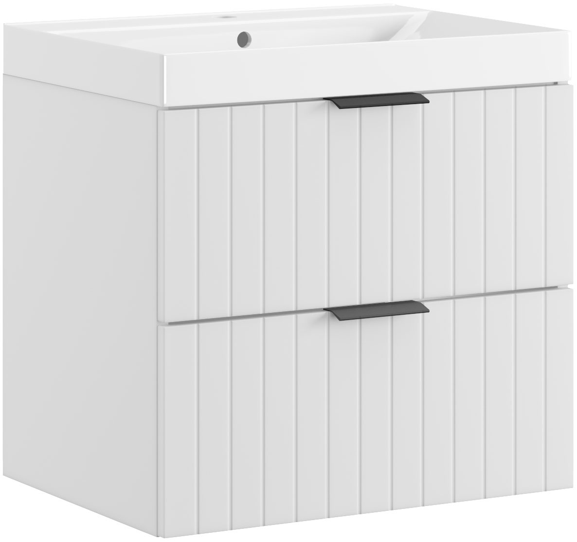 welltime Waschtisch "HARMONY mit Waschbecken, Breite 60 oder 80cm, modernes günstig online kaufen