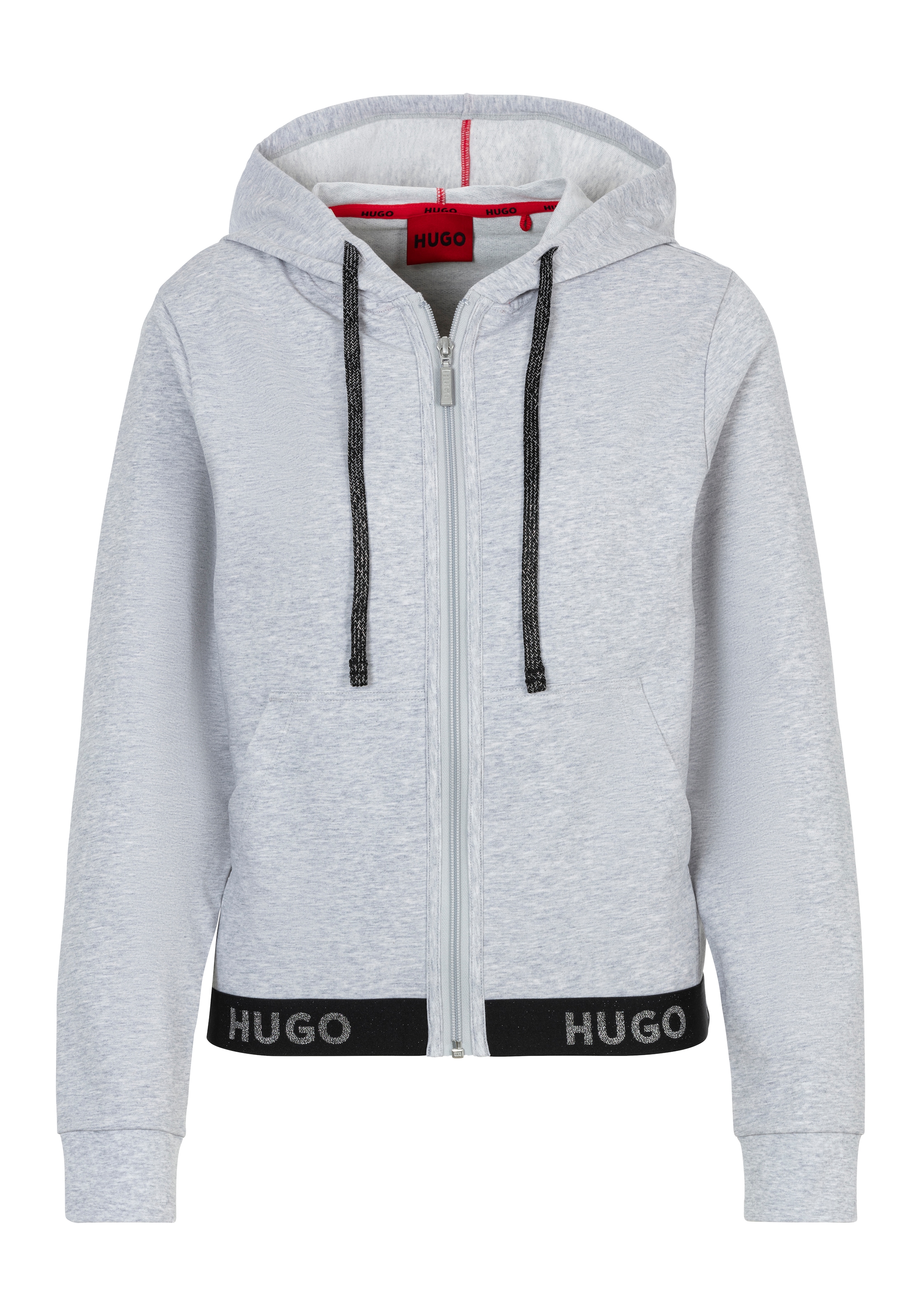 HUGO Underwear Sweatjacke "SPORTY LOGO JACKET", mit Kordel