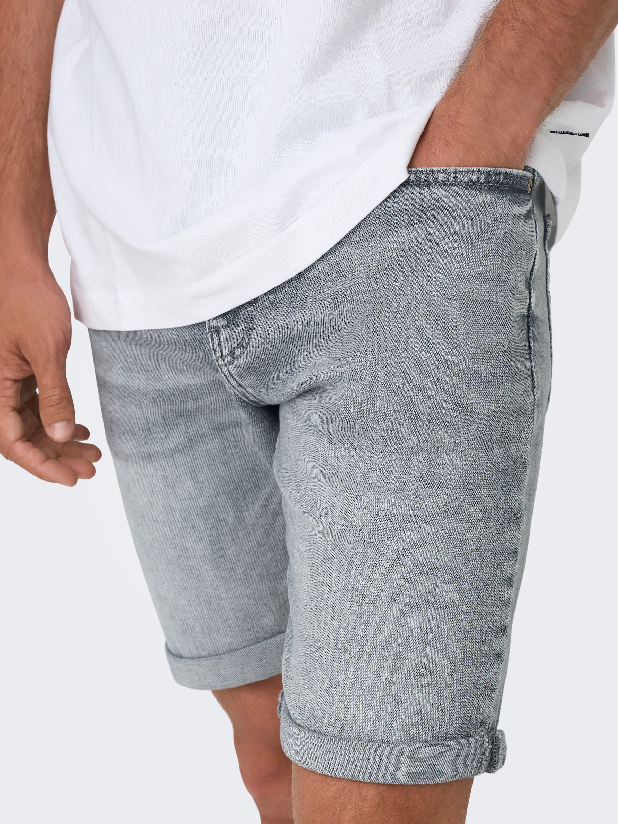 ONLY & SONS Shorts "ONSPLY MBD 8772 TAI DNM SHORTS NOOS" günstig online kaufen