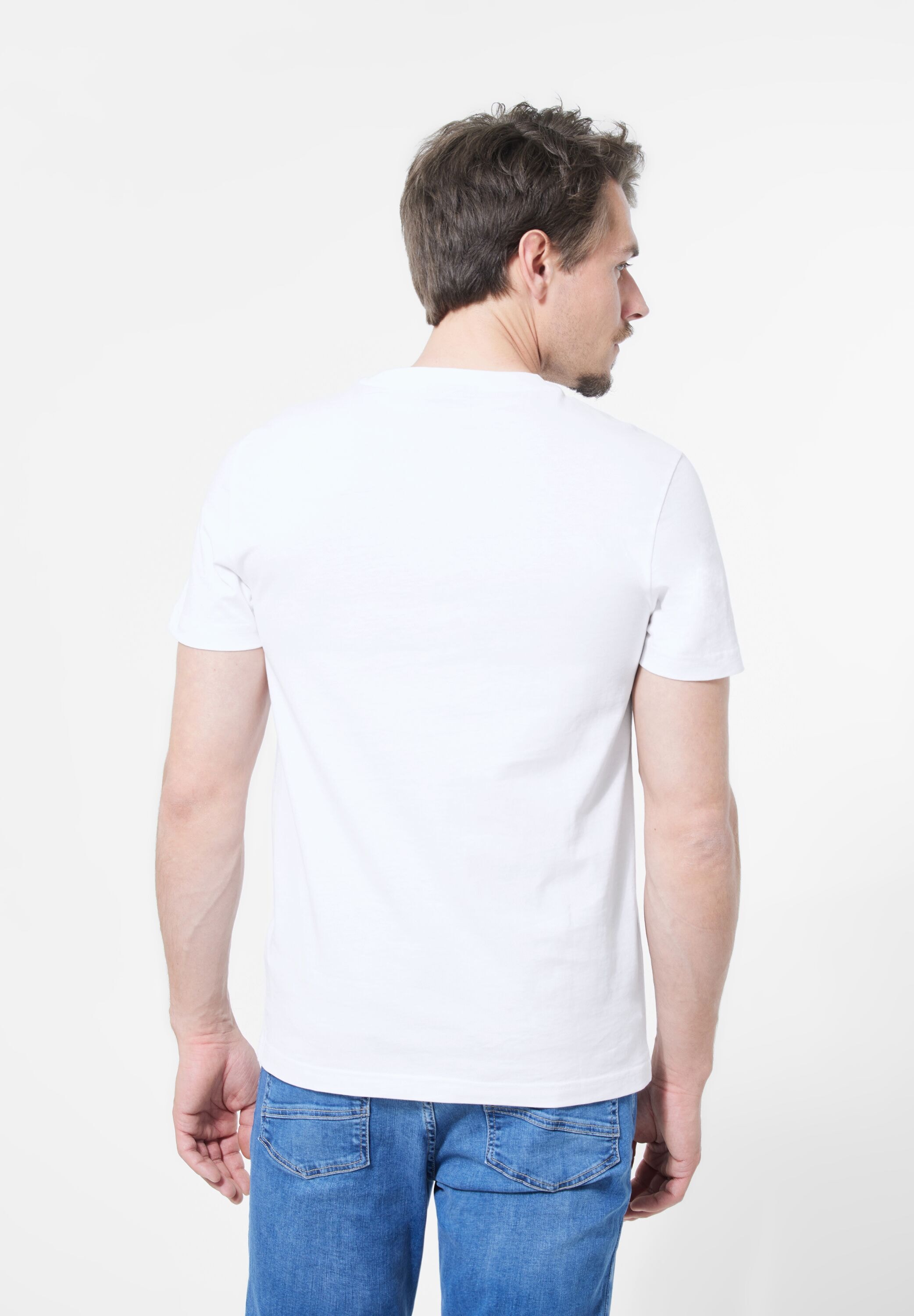 STREET ONE MEN T-Shirt, mit Wordingprint günstig online kaufen