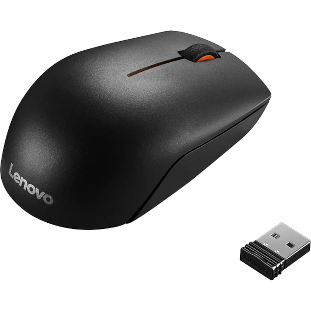 Lenovo ergonomische Maus »300 kompakte Funkmaus«, Funk-USB