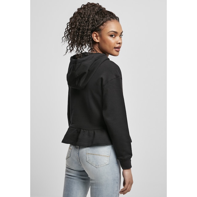 URBAN CLASSICS Kapuzenpullover »Damen Ladies Organic Volants Hoody«, (1 tlg.)  für kaufen | BAUR