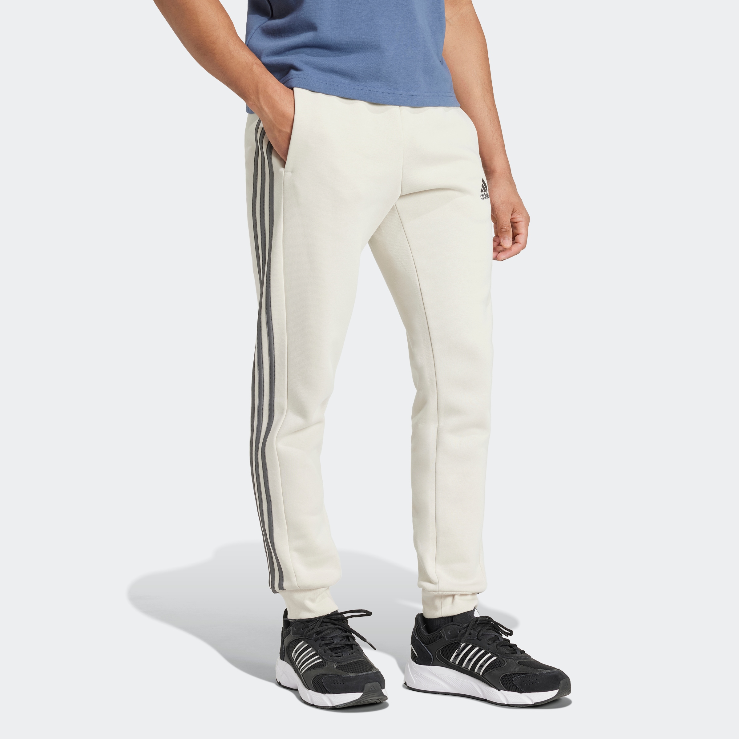 adidas Sportswear Sporthose "ESSENTIALS 3STREIFEN TAPERED CUFF HOSE", (1 tl günstig online kaufen