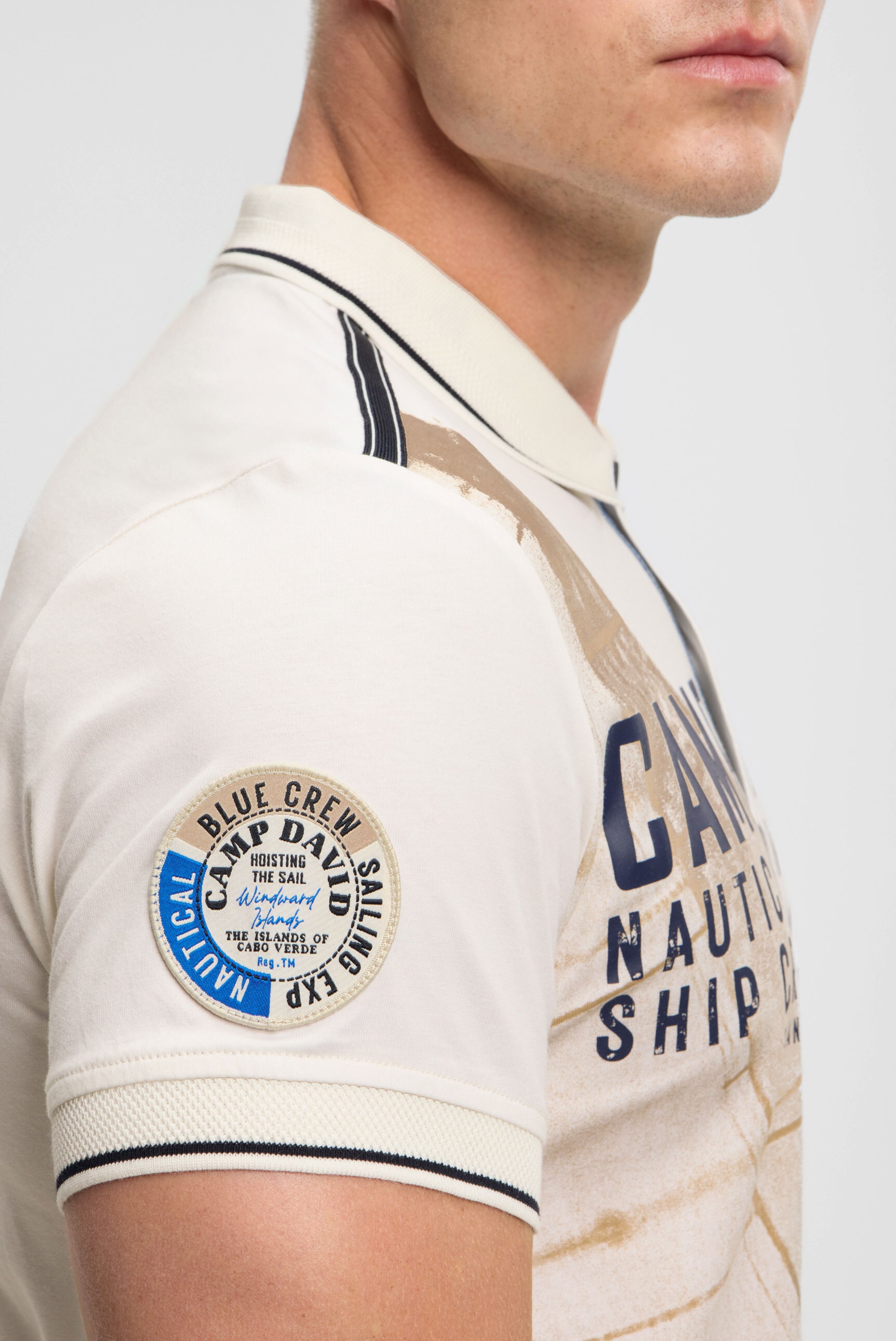 CAMP DAVID Poloshirt aus Baumwolle