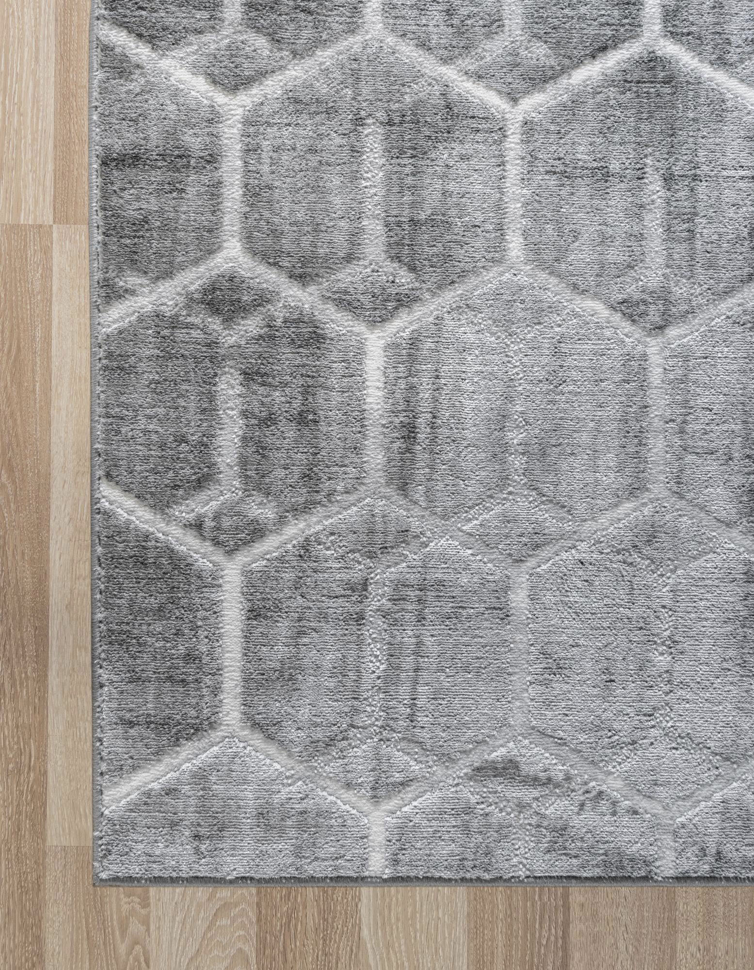 Thumbnail - Myflair Möbel & Accessoires Teppich "Titan Trellis, LAGERRÄUMUNG" rechteckig 13 mm Höhe Kurzflor, gewebt, modernes geome...