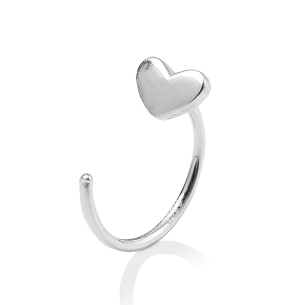 Paar Ohrhaken FIRETTI "Schmuck Geschenk Silber 925 Ohrschmuck Ohrringe Herz", silberfarben, Ohrringe, Damen, Silber 925 (Sterlingsilber), Made in Germany 2