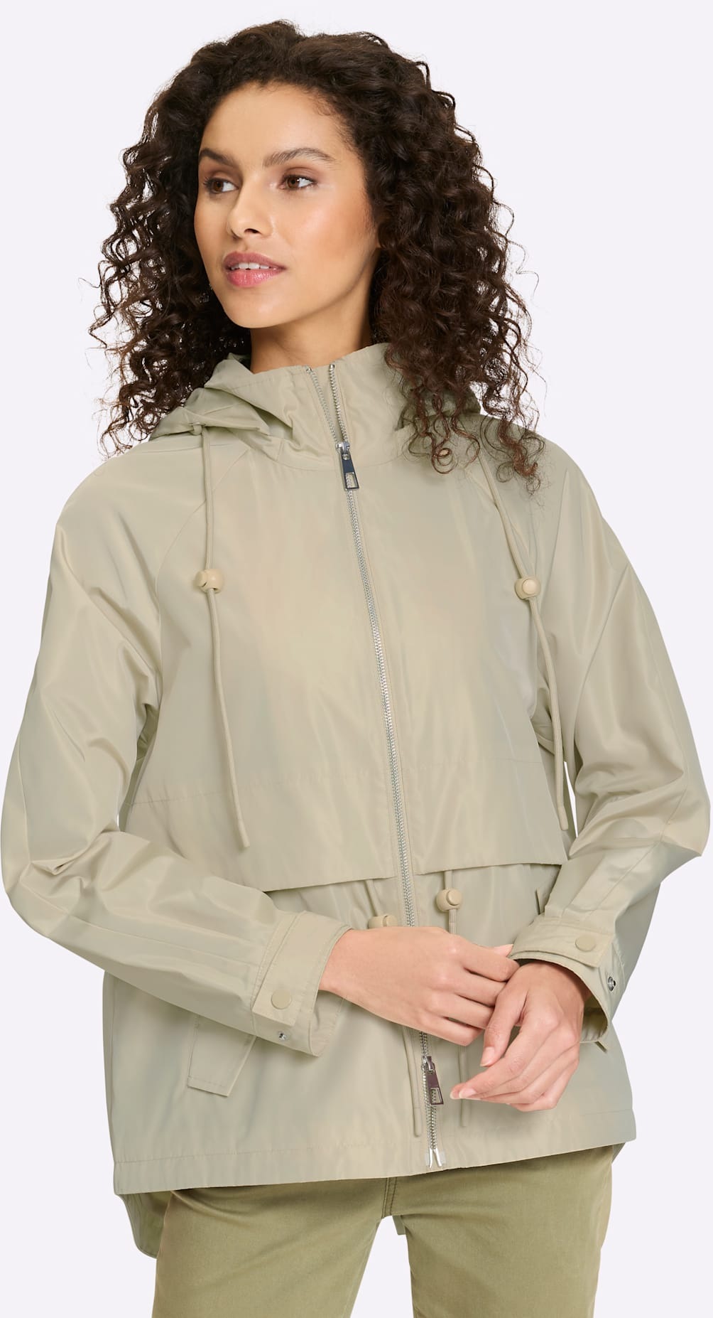 heine Outdoorjacke mit Kapuze günstig online kaufen